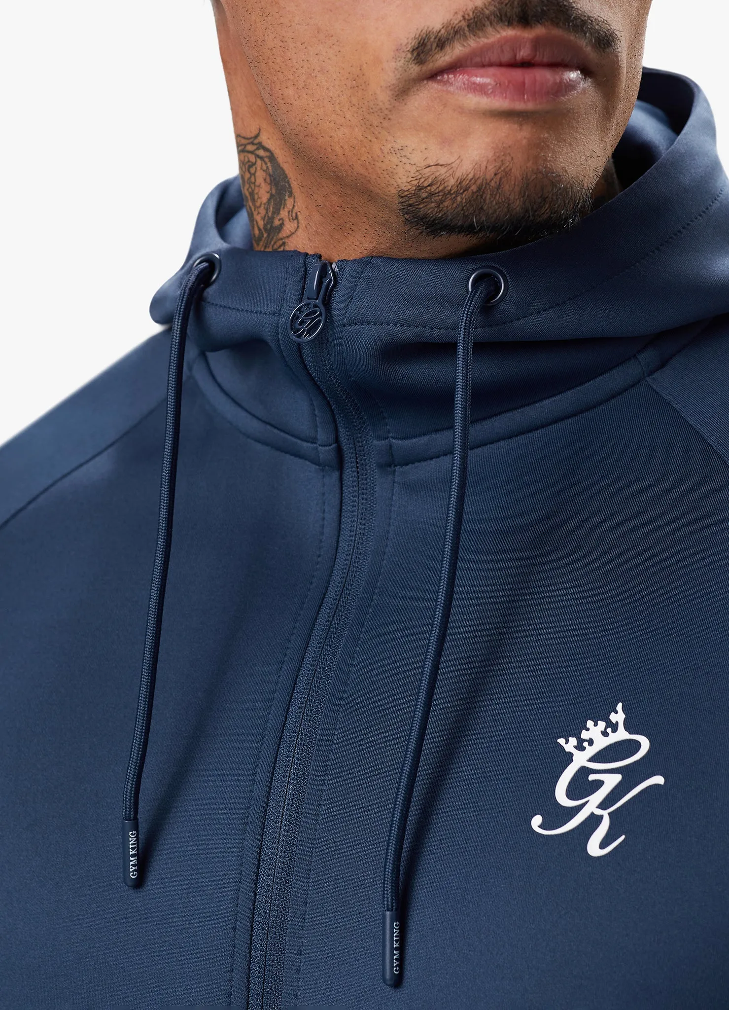 Gym King Core Plus Poly FZ Hood - Moonlight Blue sold by The Gym King product image thumbnail 5