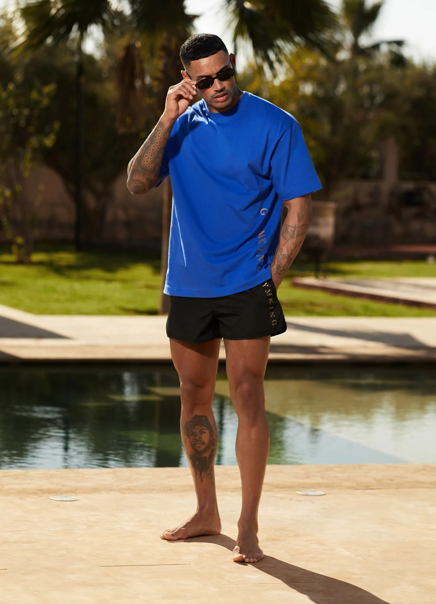 Gym King Blaze Jersey Tee - Sonic Blue sold by The Gym King product image thumbnail 3