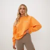 Gym King Spirit of Summer Drop Sleeved Crew - Papaya Orange sold by The Gym King