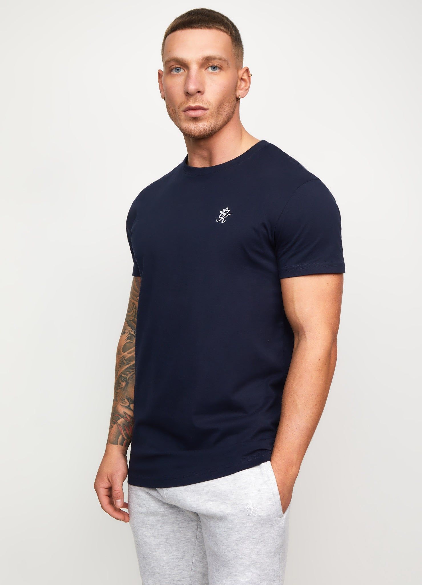 Gym King Essential T-Shirt - Navy sold by The Gym King