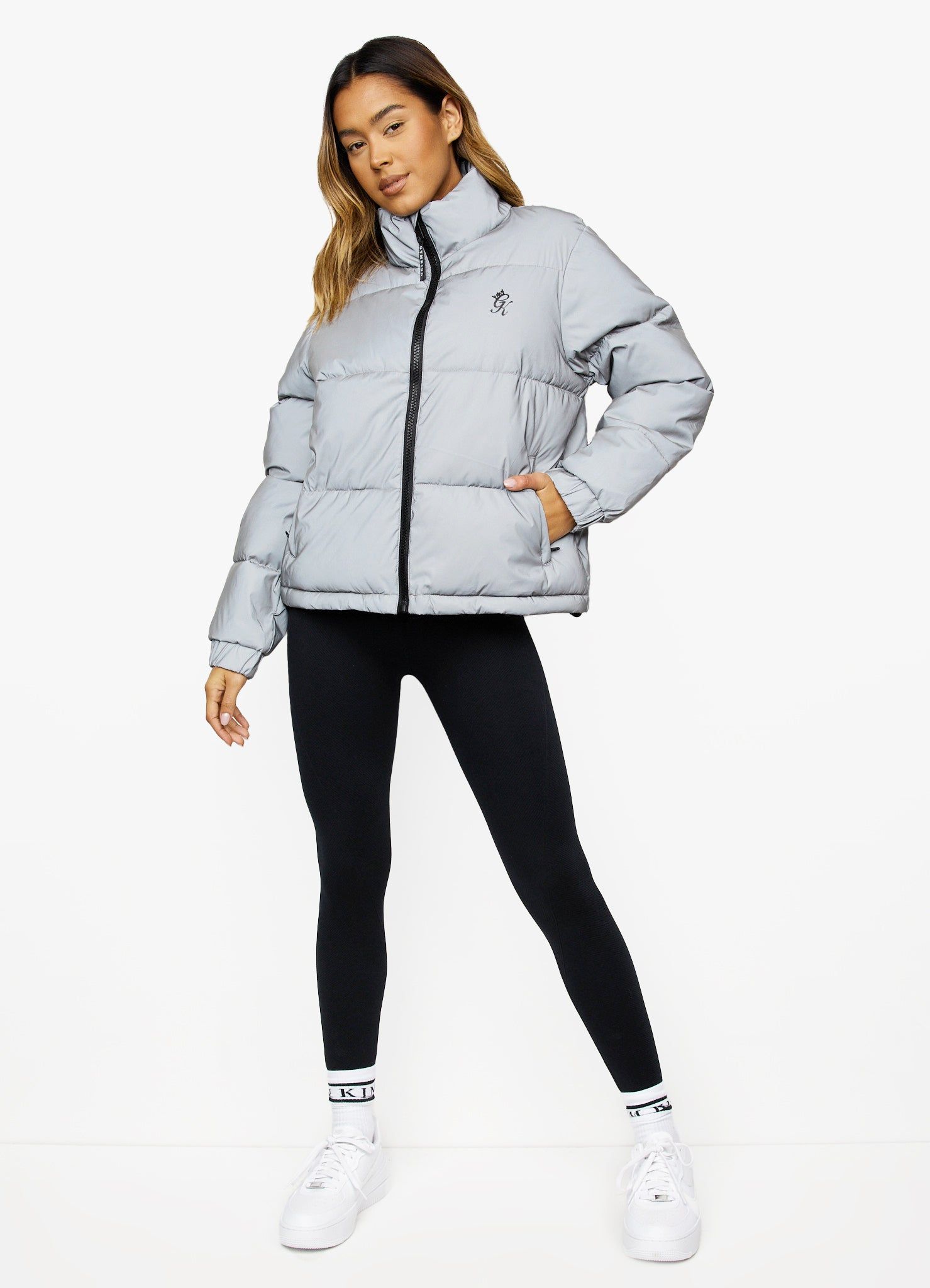 Gym King Puffa Jacket - Reflective sold by The Gym King product image thumbnail 7