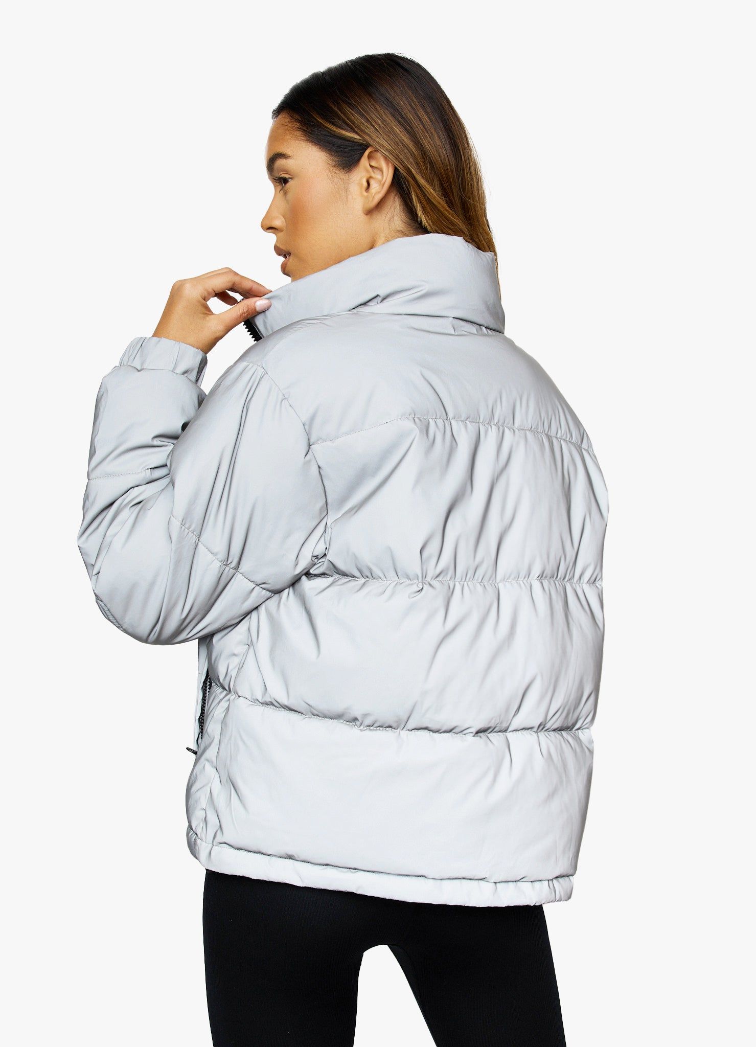 Gym King Puffa Jacket - Reflective sold by The Gym King product image thumbnail 3