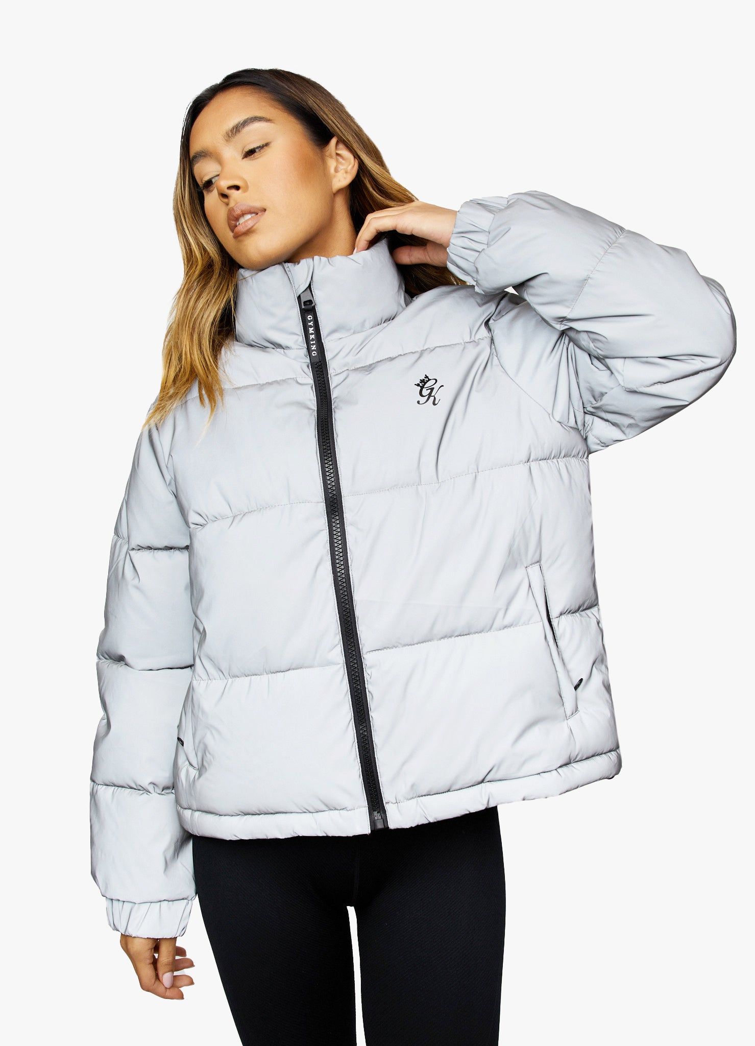 Gym King Puffa Jacket - Reflective sold by The Gym King product image thumbnail 8
