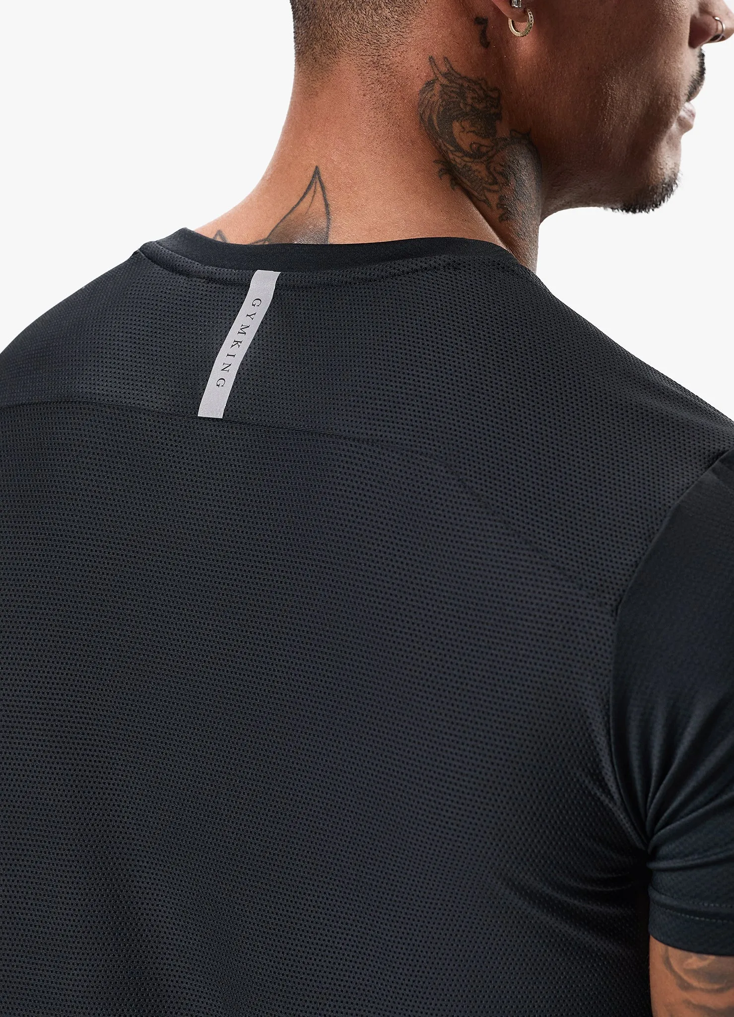 Gym King Flex Tee - Black/Silver sold by The Gym King product image thumbnail 5