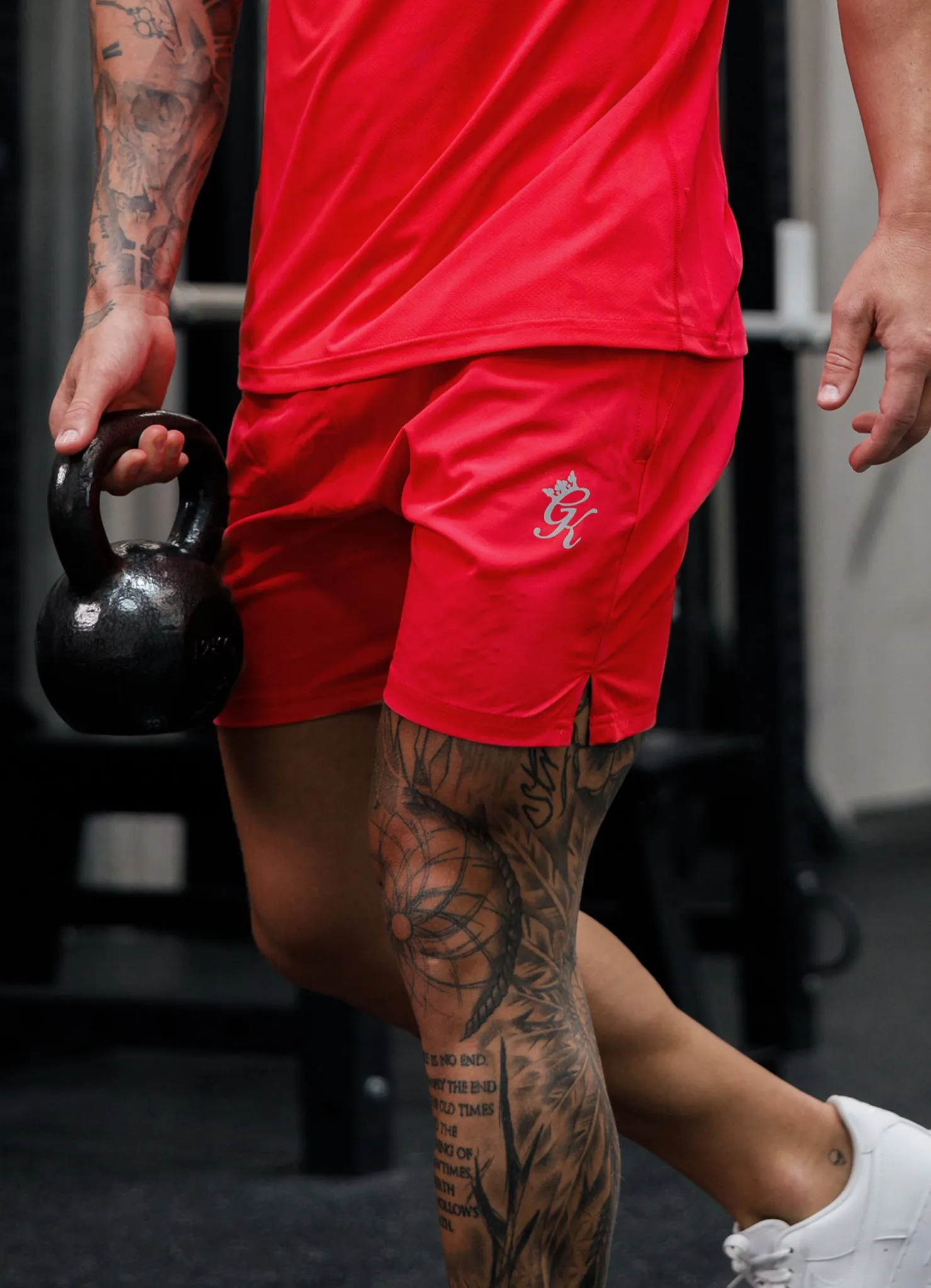 Gym King Energy Short - Hot Red sold by The Gym King