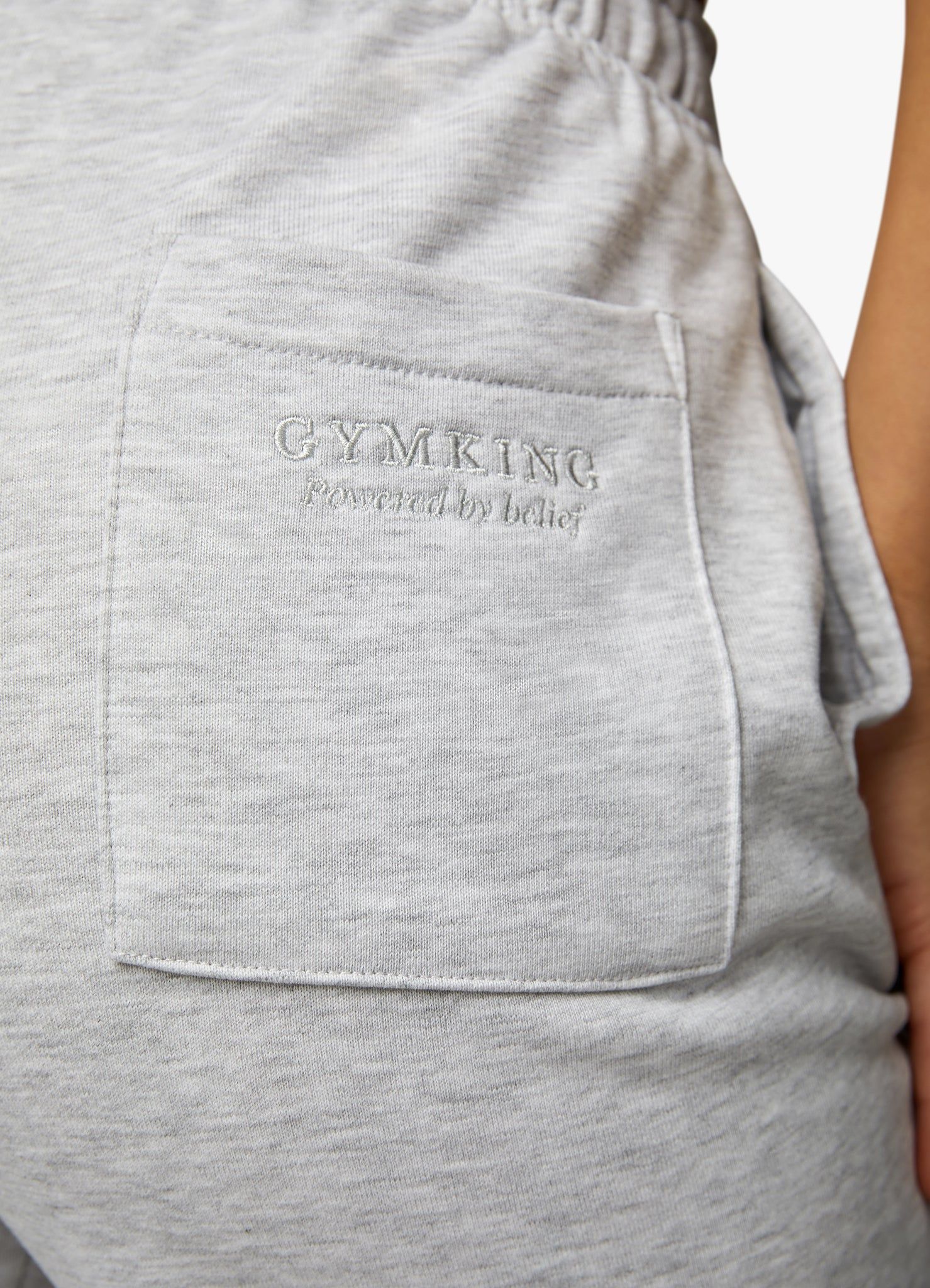 Gym King Varsity Jogger - Snow Marl sold by The Gym King product image thumbnail 8