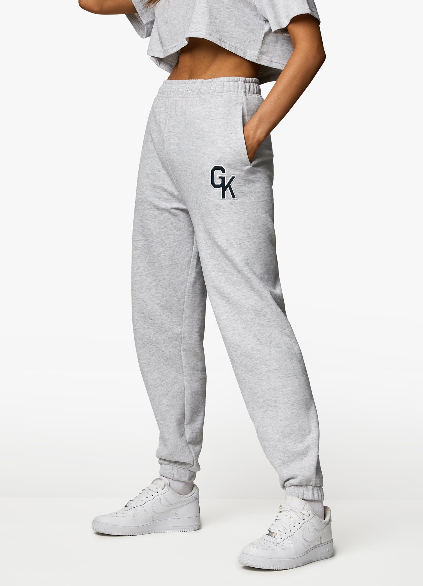 Gym King Varsity Jogger - Snow Marl sold by The Gym King product image thumbnail 6