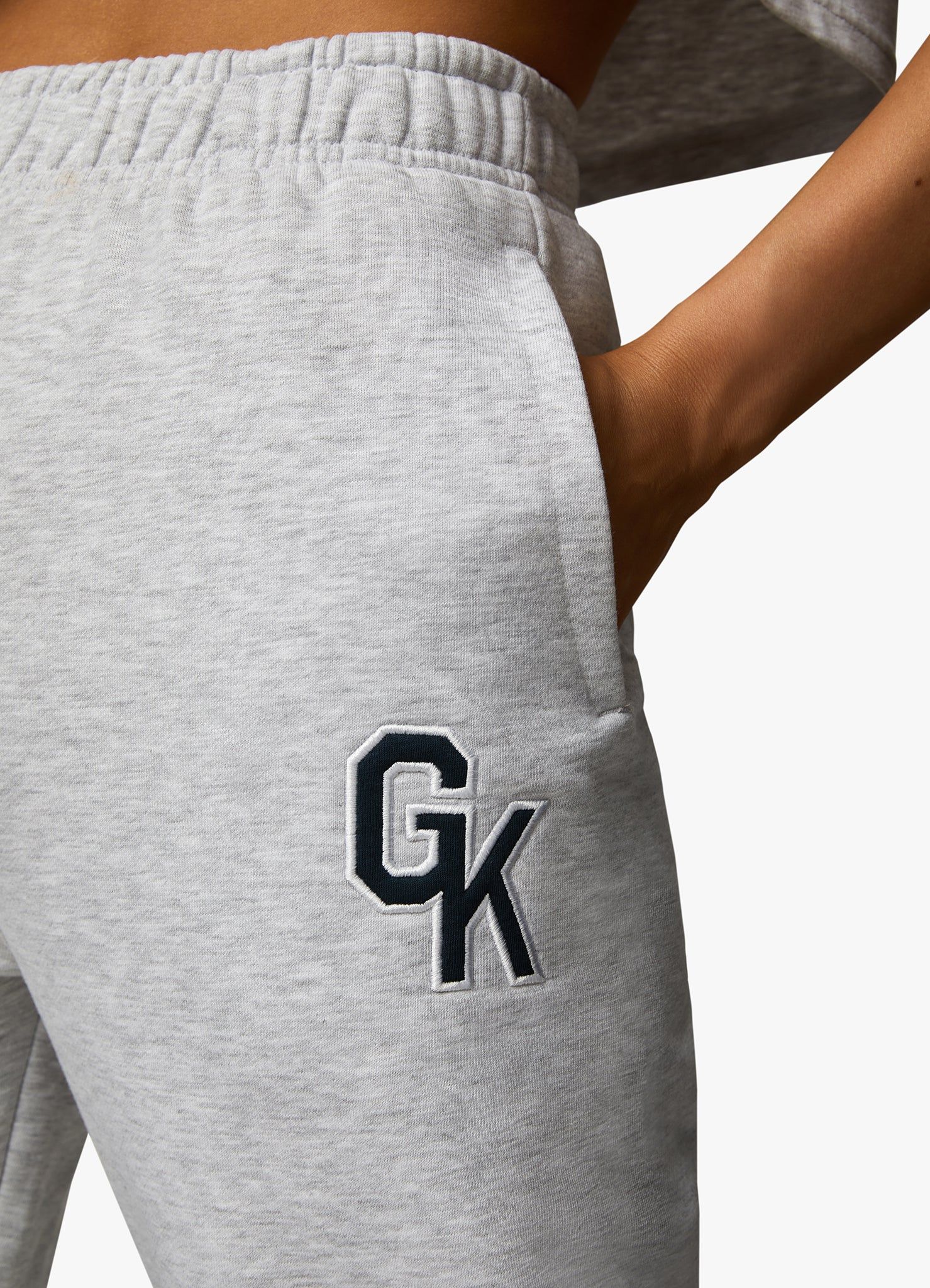 Gym King Varsity Jogger - Snow Marl sold by The Gym King product image thumbnail 7