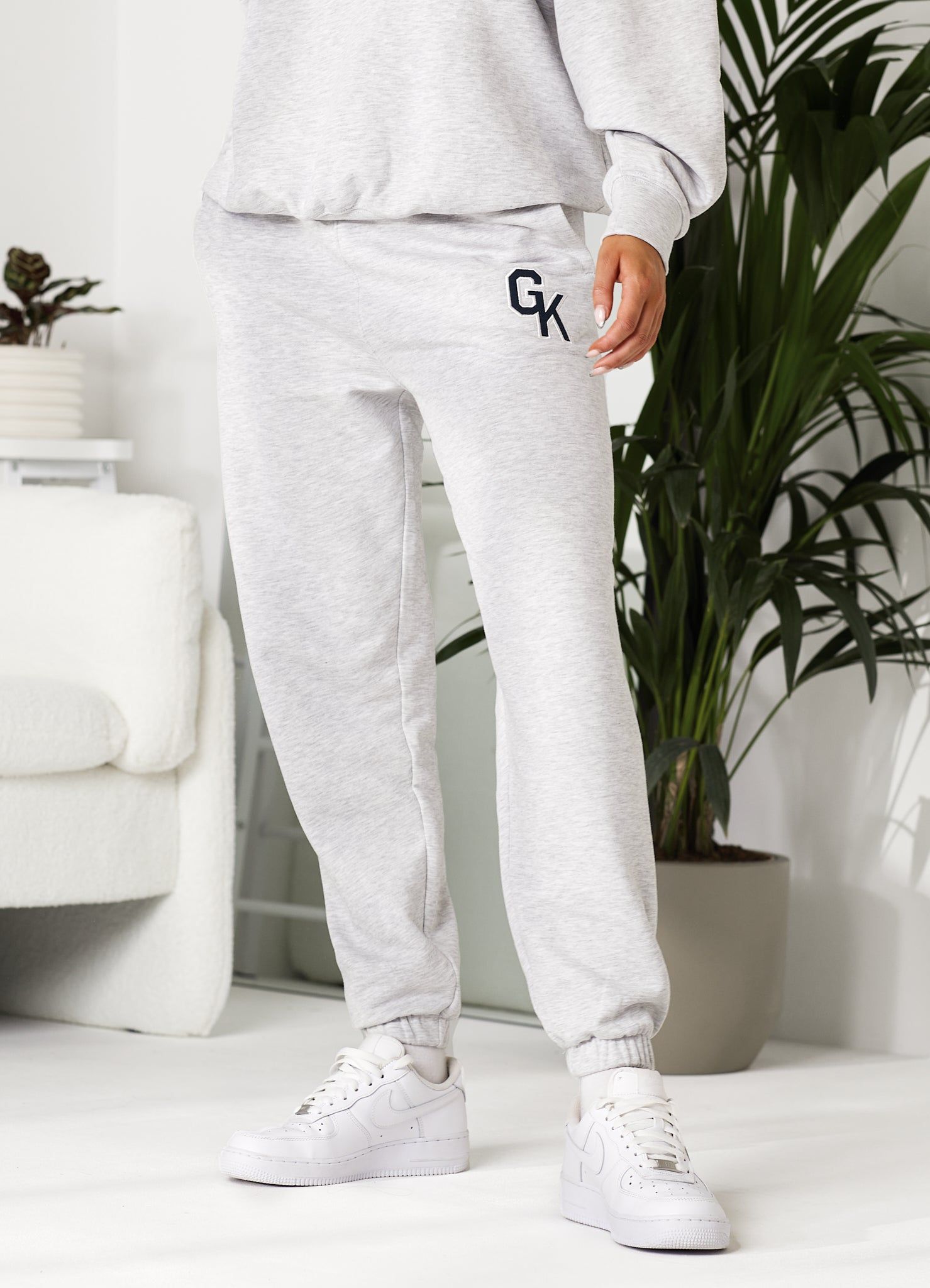 Gym King Varsity Jogger - Snow Marl sold by The Gym King product image thumbnail 4