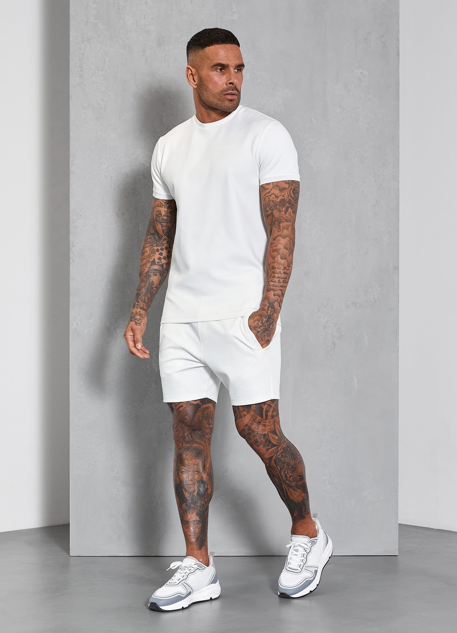 Gym King Signature Knit Tee - Cream sold by The Gym King product image thumbnail 3