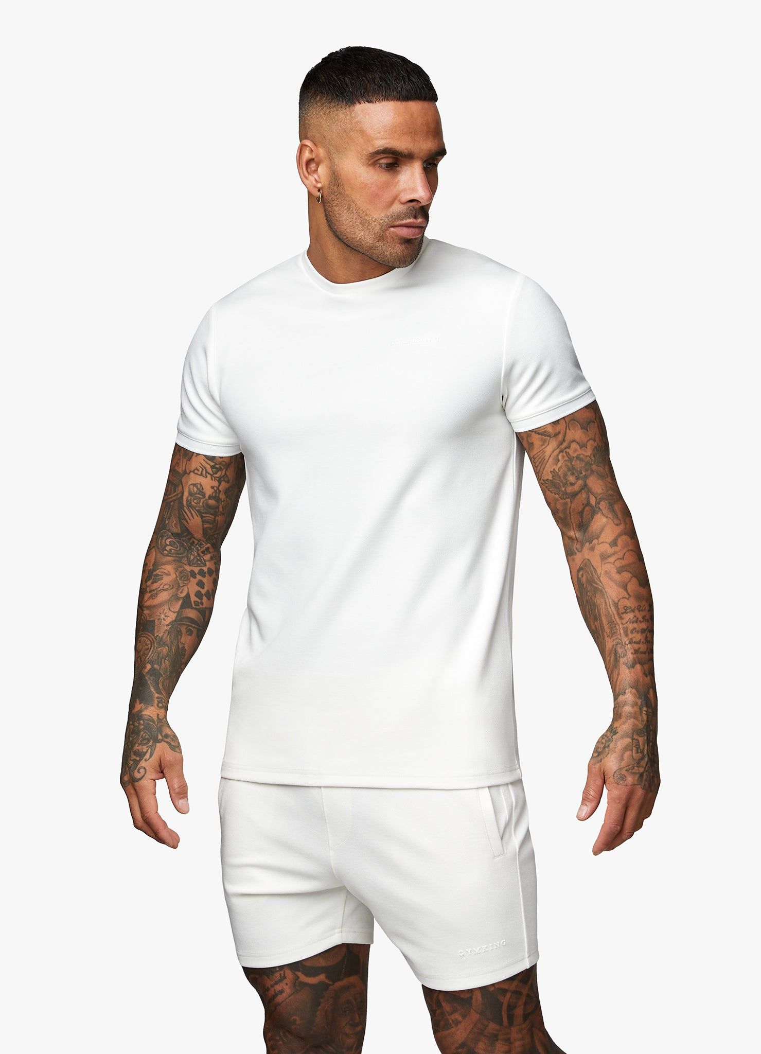 Gym King Signature Knit Tee - Cream sold by The Gym King product image thumbnail 4