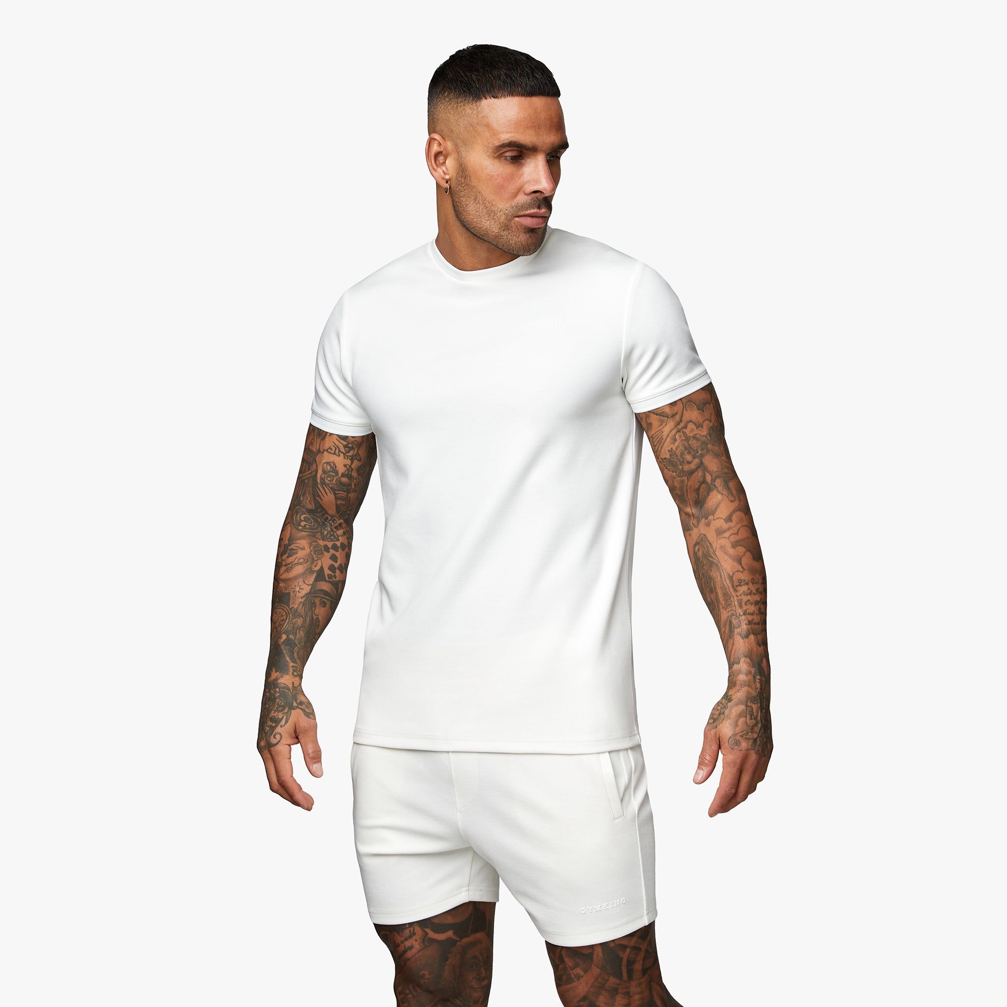 Gym King Signature Knit Tee - Cream sold by The Gym King product image thumbnail 2