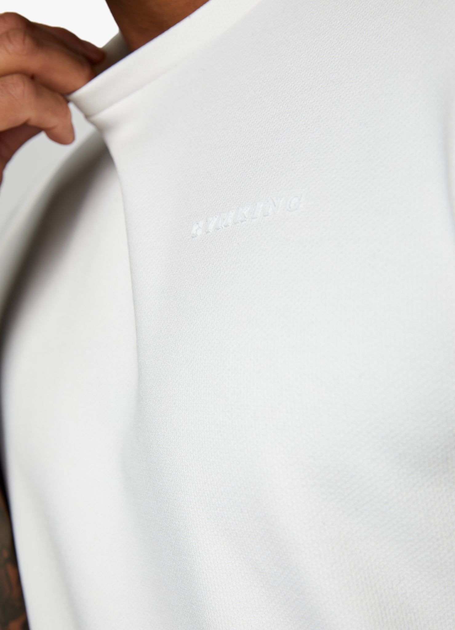 Gym King Signature Knit Tee - Cream sold by The Gym King product image thumbnail 5