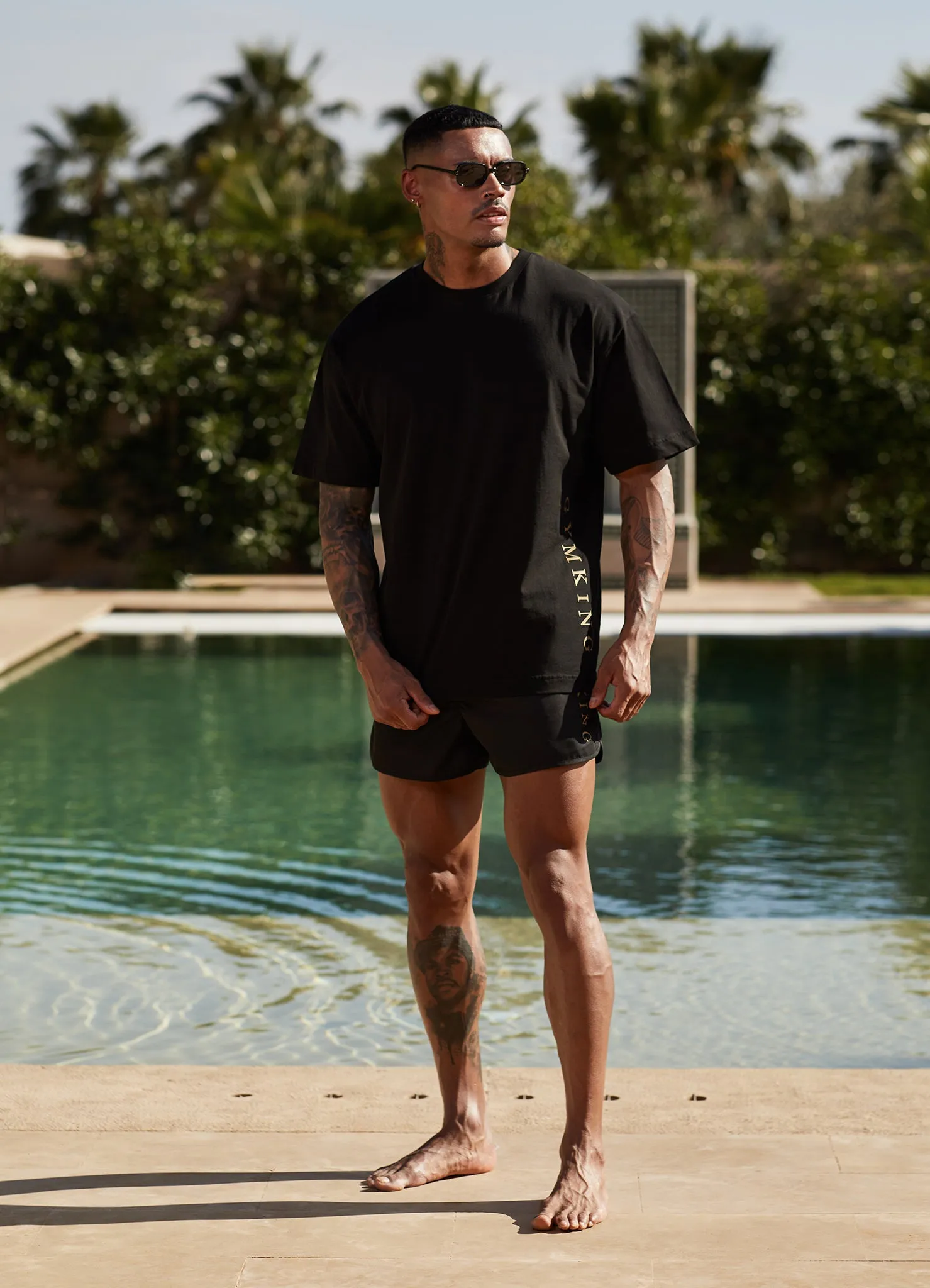 Gym King Blaze Jersey Tee - Black/Gold sold by The Gym King product image thumbnail 4