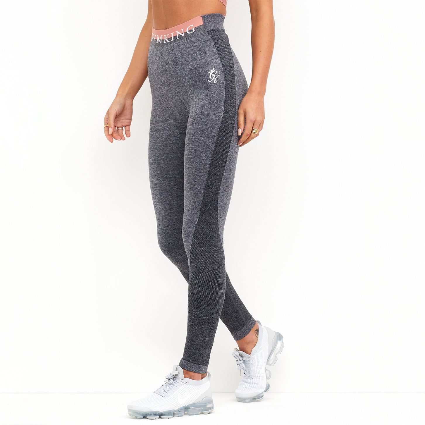 Gym King Seamless Results Legging - Mid Grey/Brick sold by The Gym King product image thumbnail 2