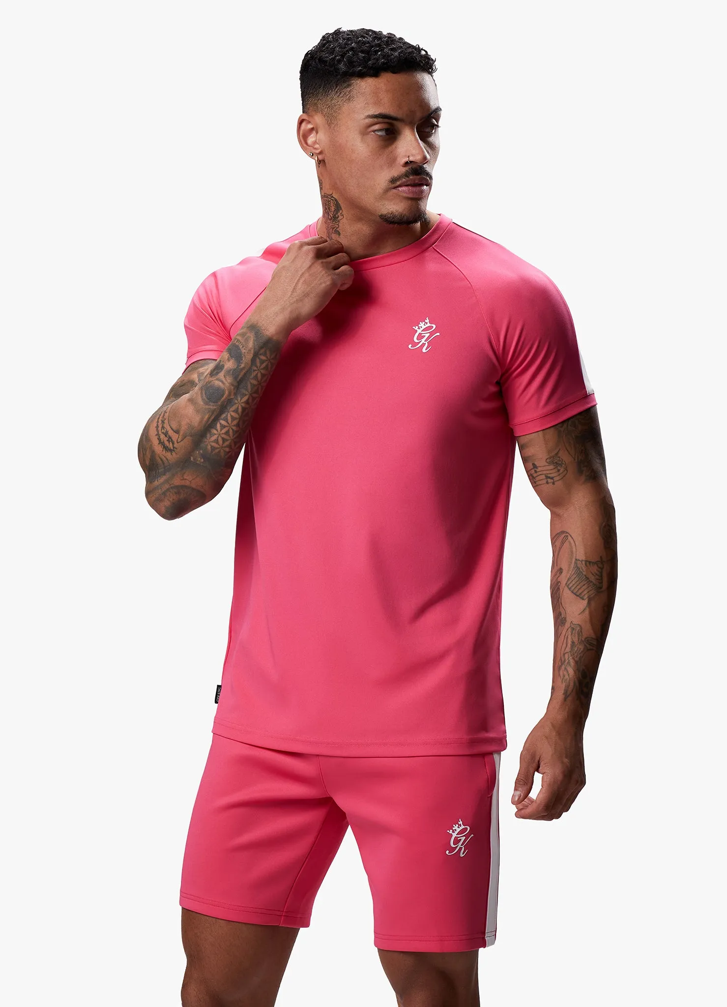 Gym King Core Plus Poly Tee - Fuchsia sold by The Gym King product image thumbnail 4