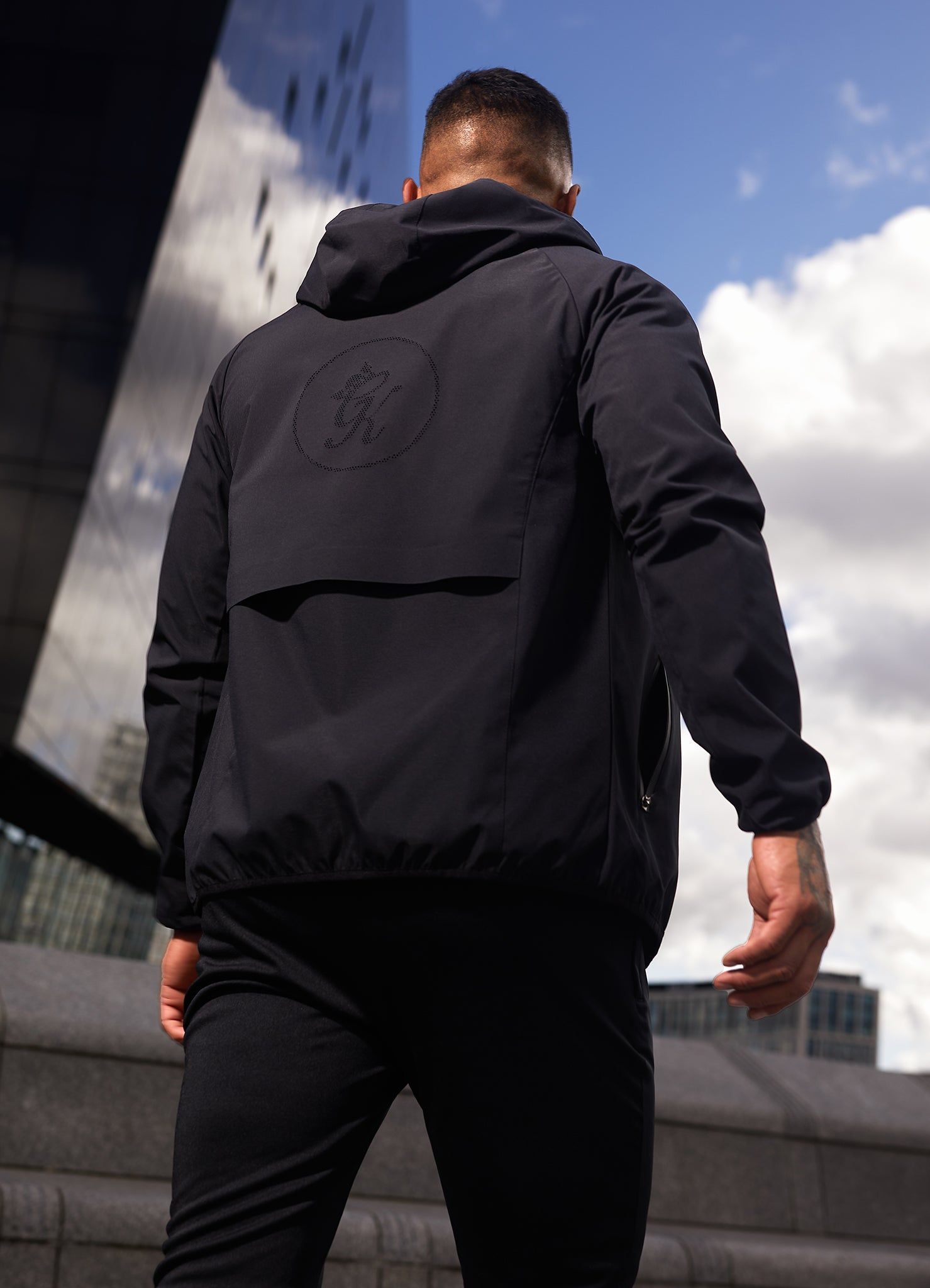 Gym King Lightweight Tech Jacket - Black sold by The Gym King product image thumbnail 3