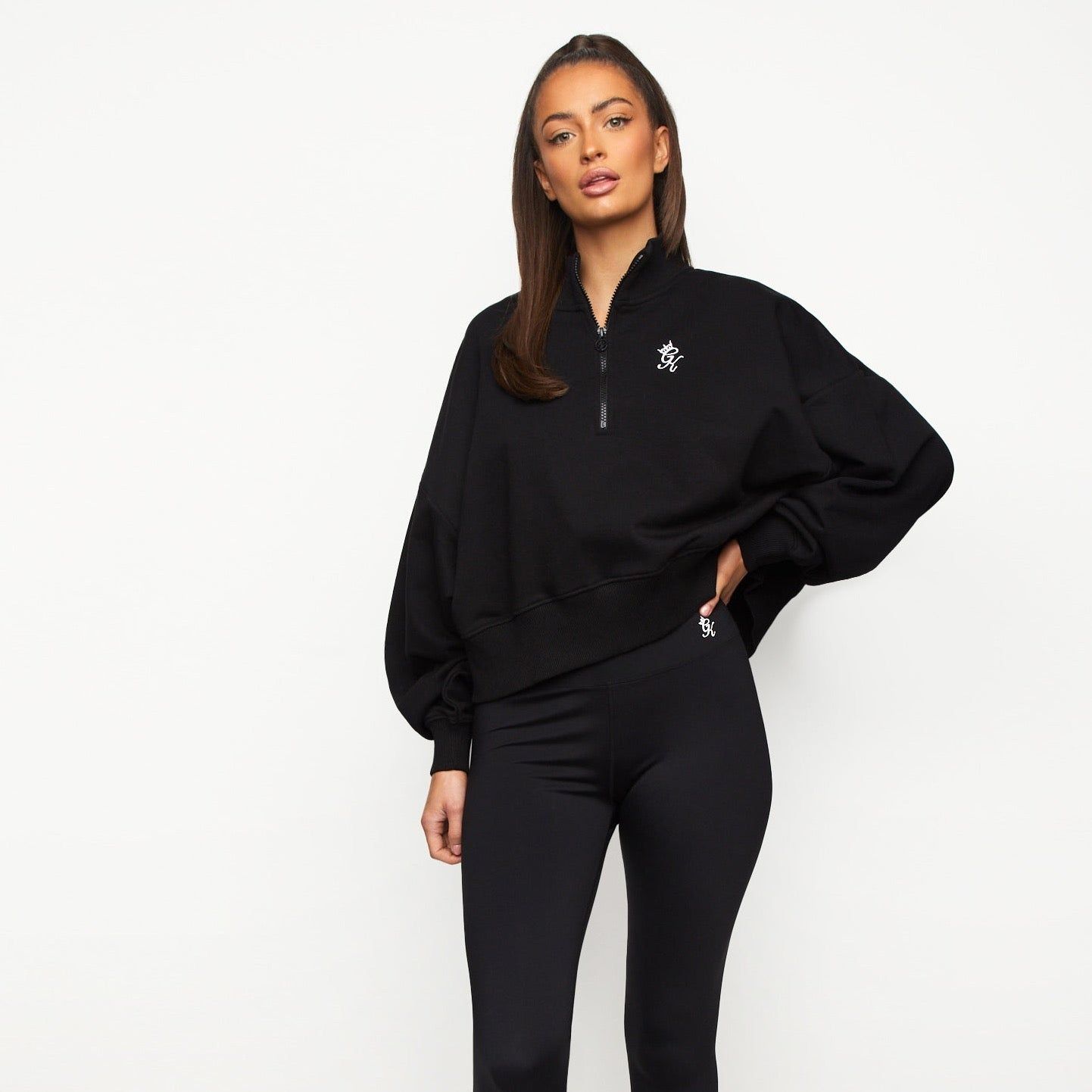 Gym King Fundamental Loopback Funnel - Black sold by The Gym King product image thumbnail 2