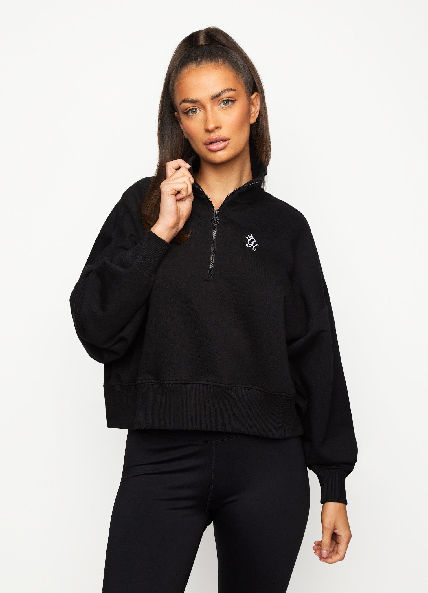 Gym King Fundamental Loopback Funnel - Black sold by The Gym King