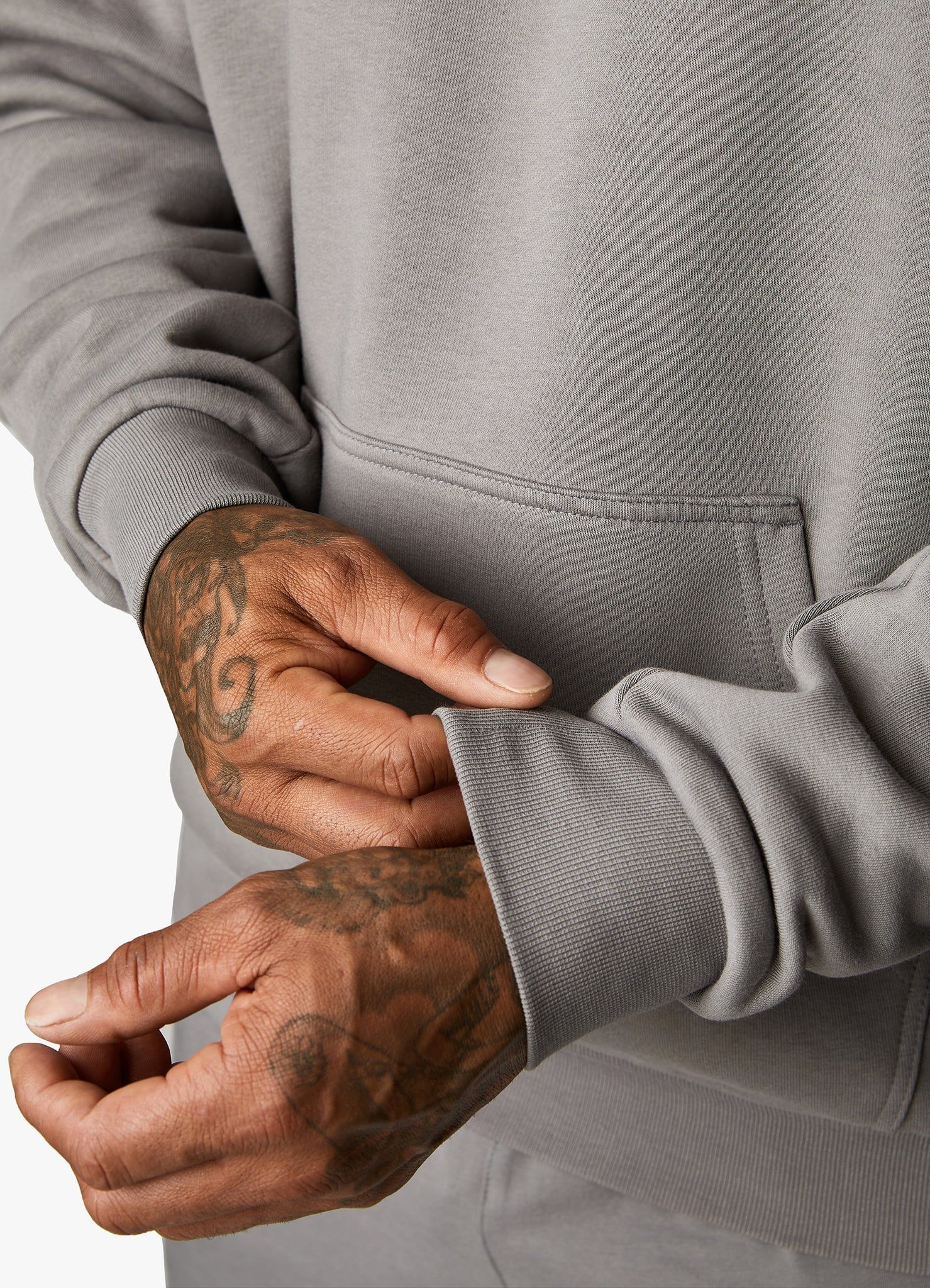 Gym King Training Division Hood - Grey/White sold by The Gym King product image thumbnail 6