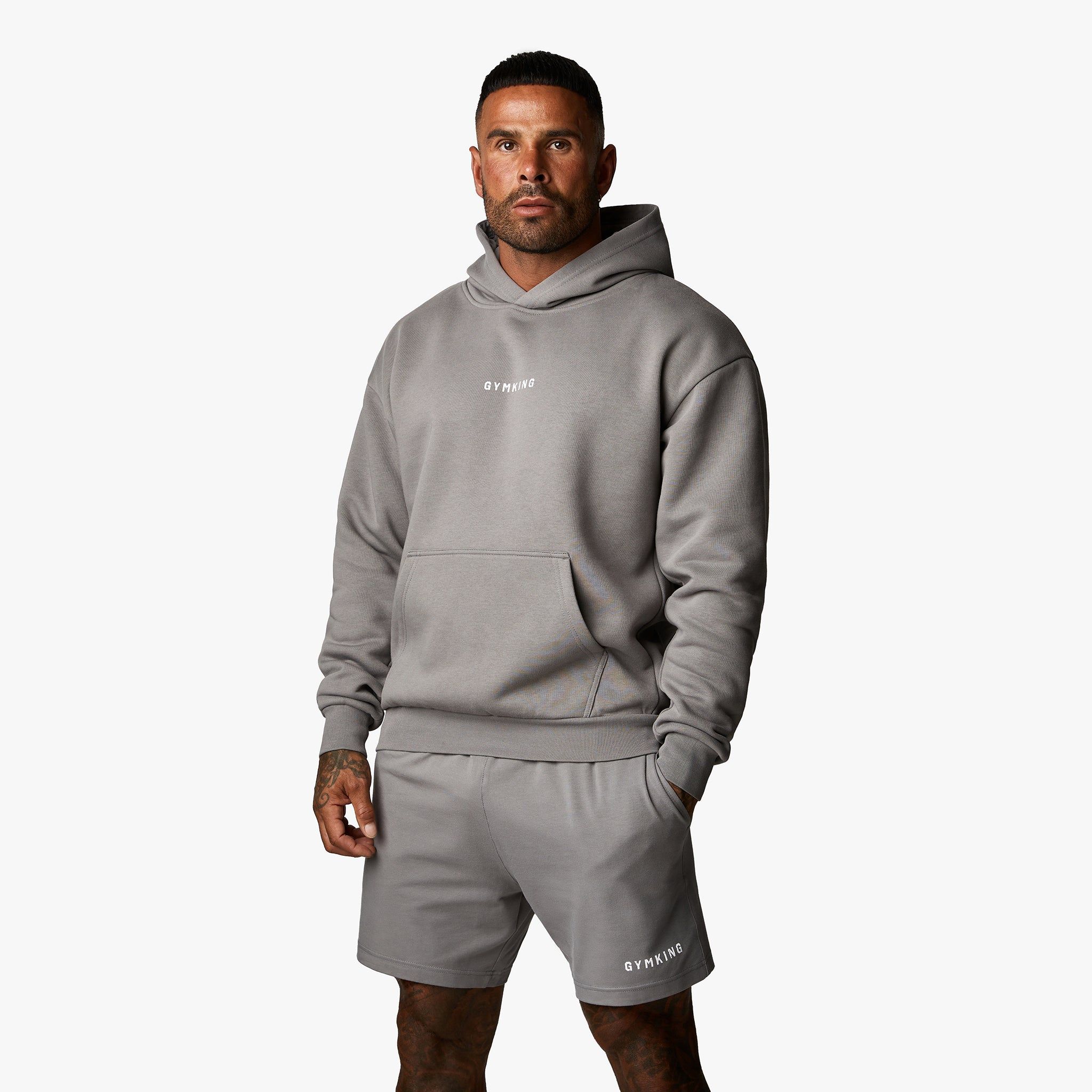 Gym King Training Division Hood - Grey/White sold by The Gym King product image thumbnail 2