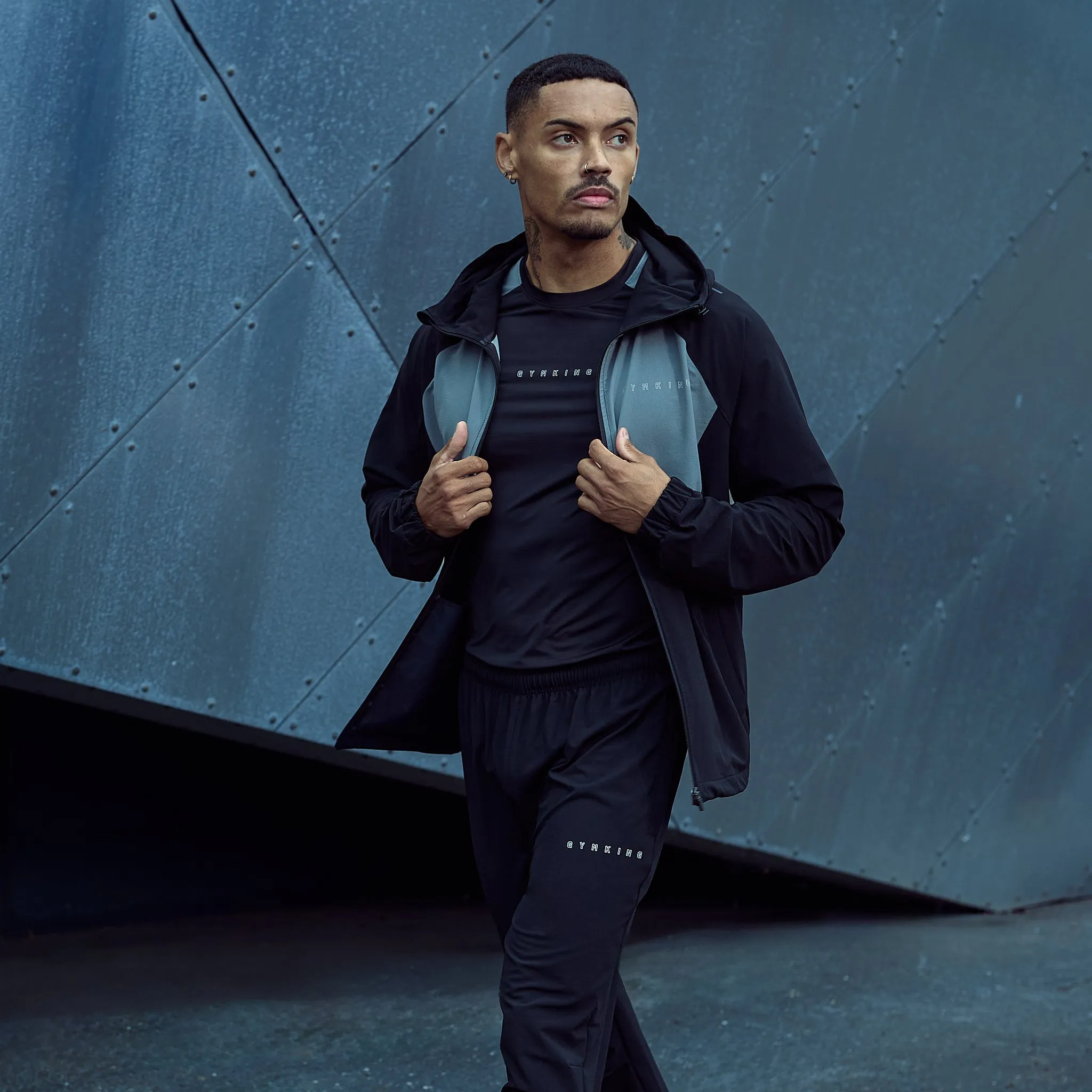 Gym King React Woven Jacket - Black sold by The Gym King product image thumbnail 2