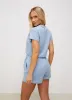 Gym King Shadow Cropped Tee - Powder Blue sold by The Gym King