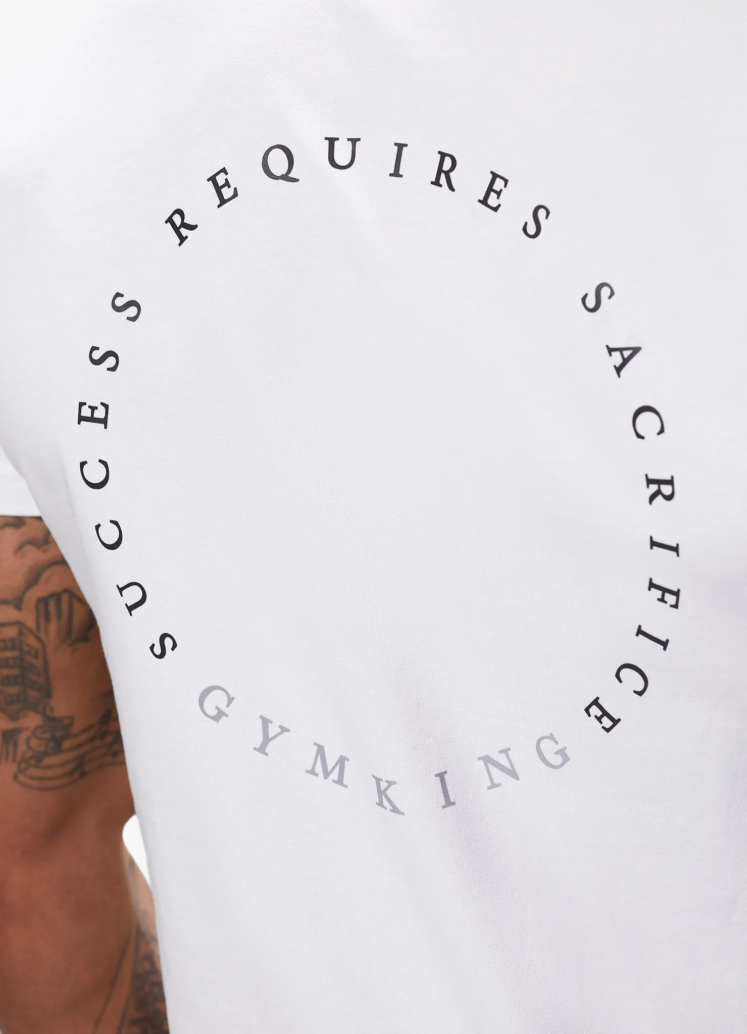 Gym King Arnold Show Success Tee - White sold by The Gym King product image thumbnail 5