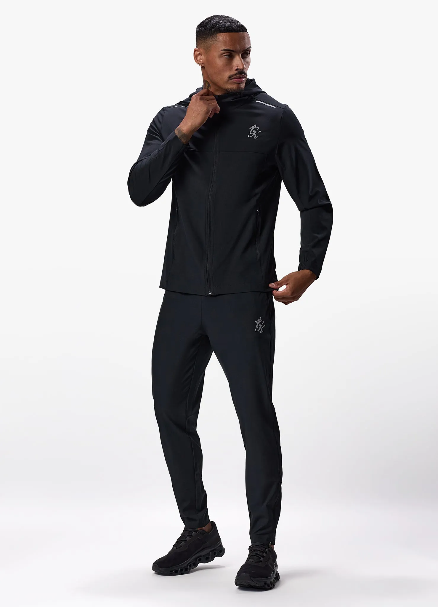 Gym King Flex Woven Tracksuit - Black sold by The Gym King