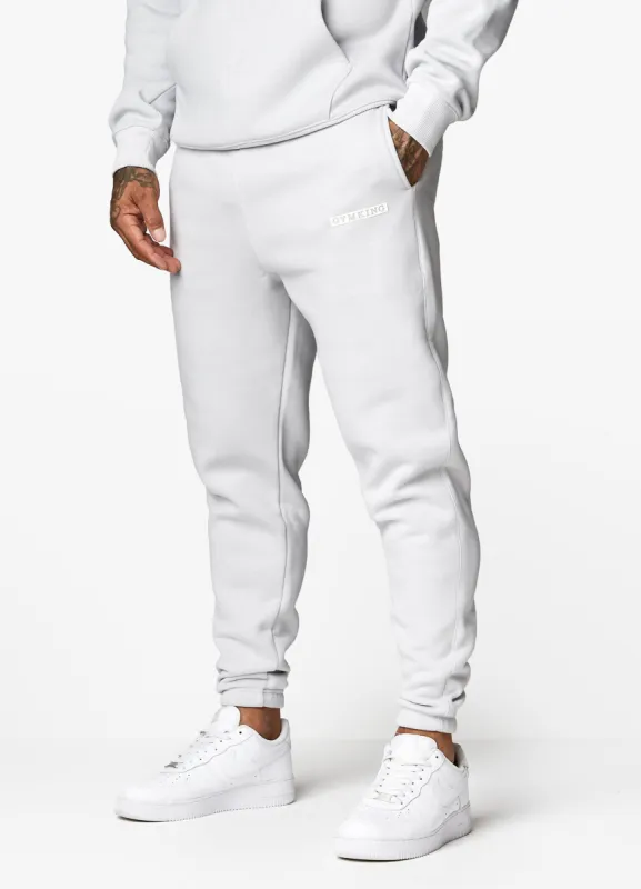 Gym King Box Logo Jogger - Light Grey sold by The Gym King