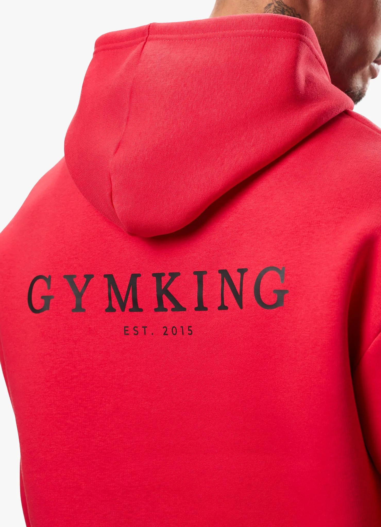 Gym King Established Hood - Red/Black sold by The Gym King product image thumbnail 5