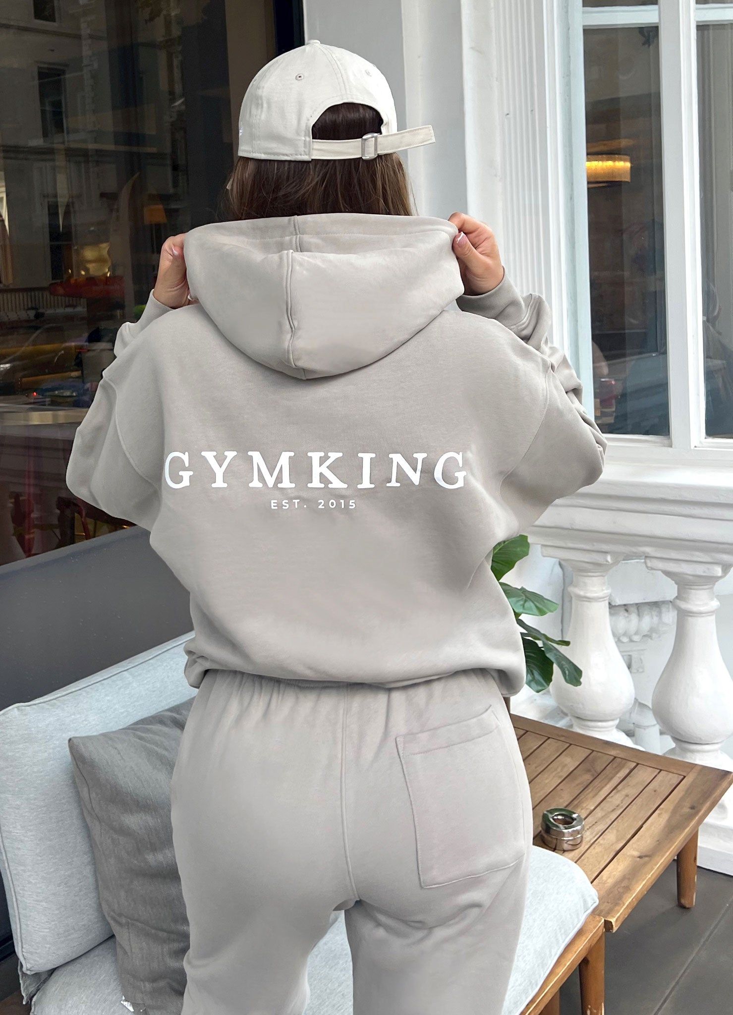Gym King Established Relaxed Fit Hood - Dusky Sage sold by The Gym King product image thumbnail 3