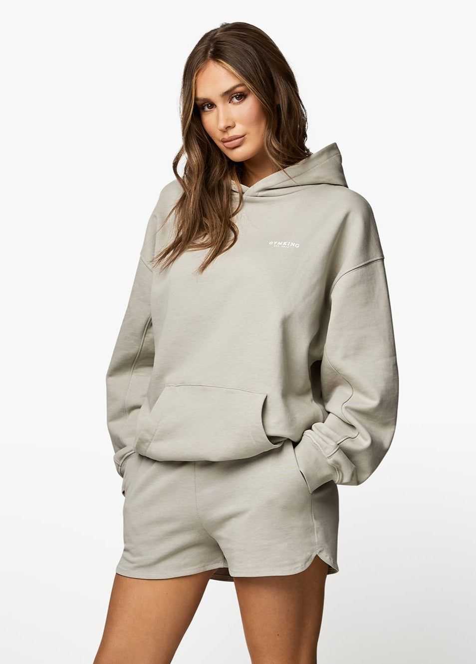 Gym King Established Relaxed Fit Hood - Dusky Sage sold by The Gym King product image thumbnail 6