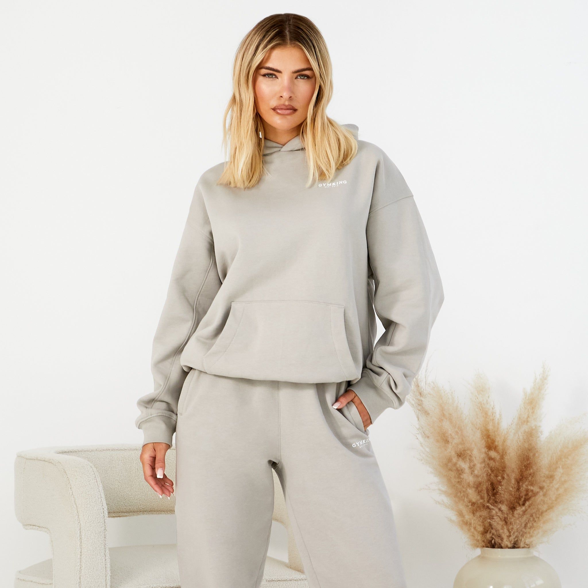 Gym King Established Relaxed Fit Hood - Dusky Sage sold by The Gym King product image thumbnail 2