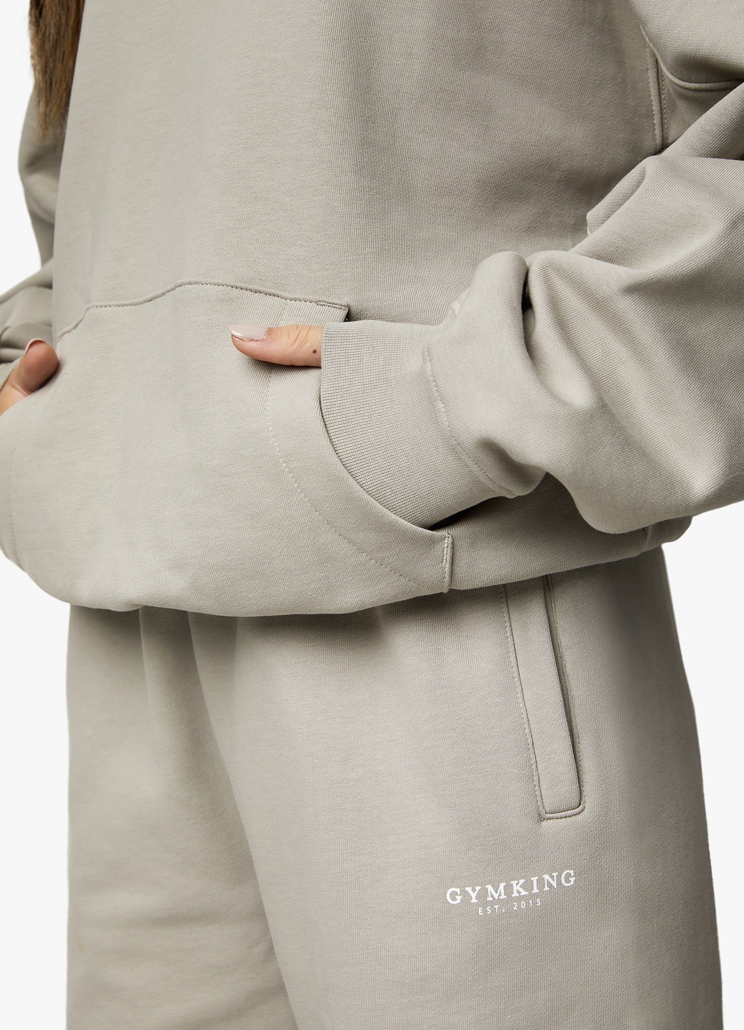 Gym King Established Relaxed Fit Hood - Dusky Sage sold by The Gym King product image thumbnail 8