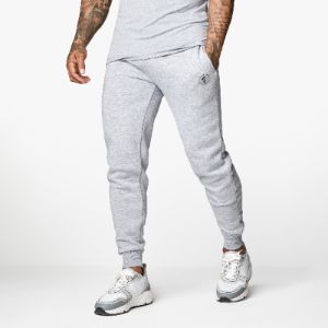 Gym King Nothing Beats Belief Jogger - Light Grey Marl sold by The Gym King