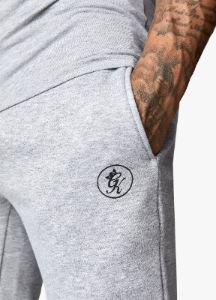 Gym King Nothing Beats Belief Jogger - Light Grey Marl sold by The Gym King
