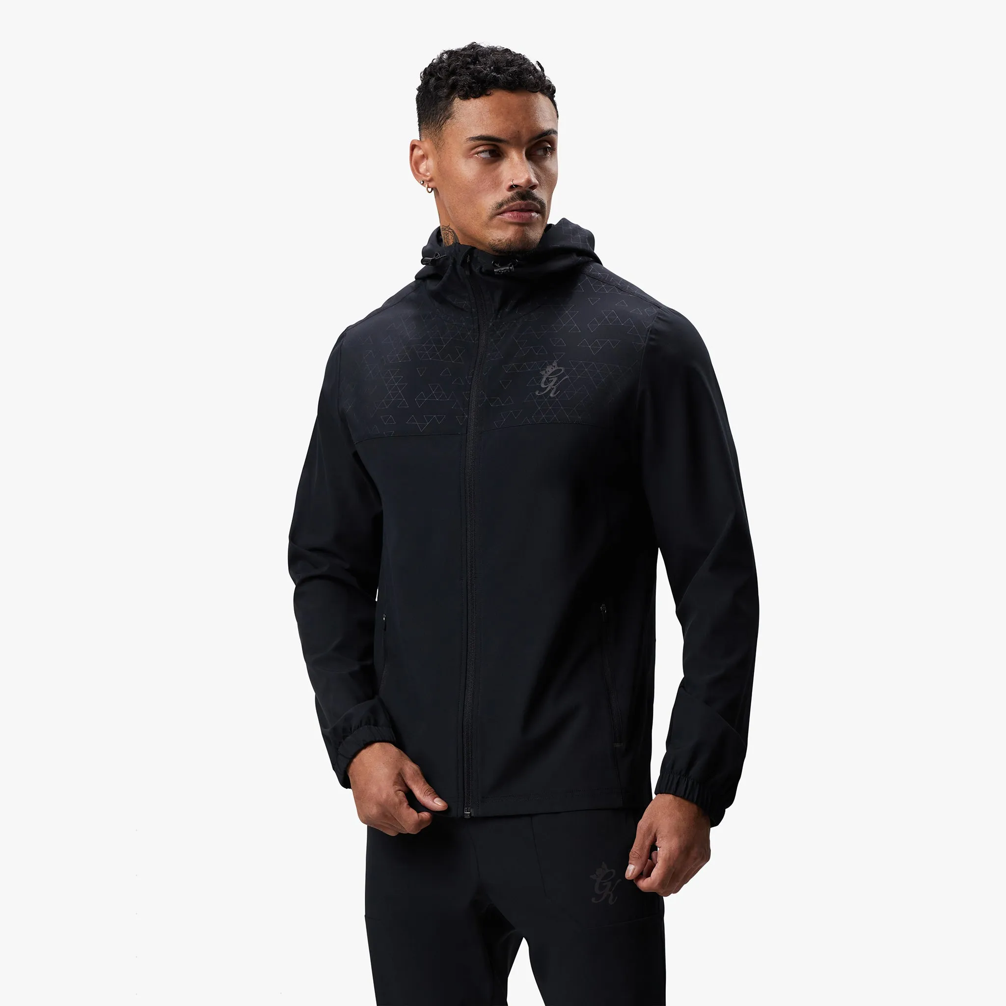 Gym King Debossed 2.0 FZ Hood - Black sold by The Gym King product image thumbnail 2