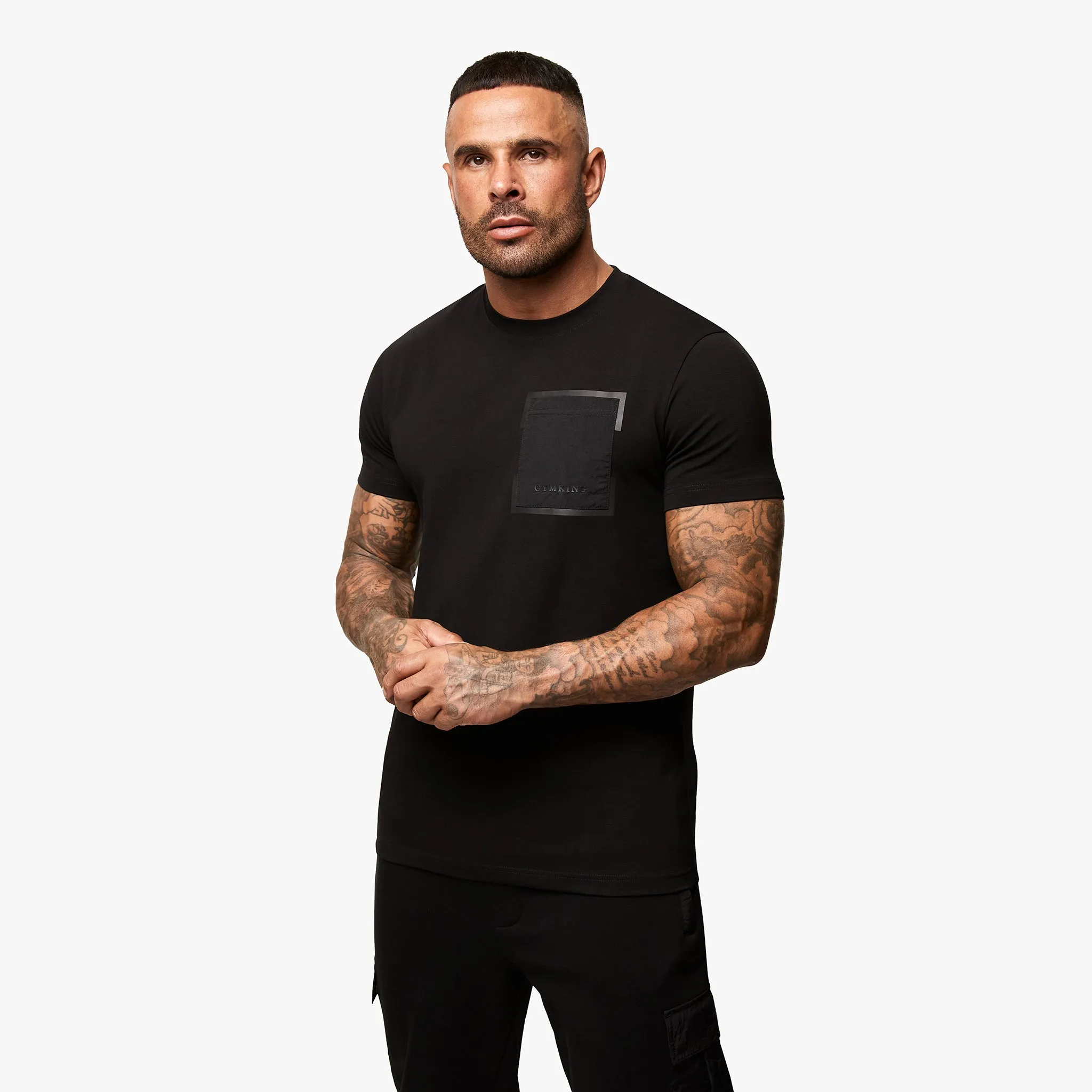 Gym King Eclipse Jersey Tee - Black sold by The Gym King product image thumbnail 2