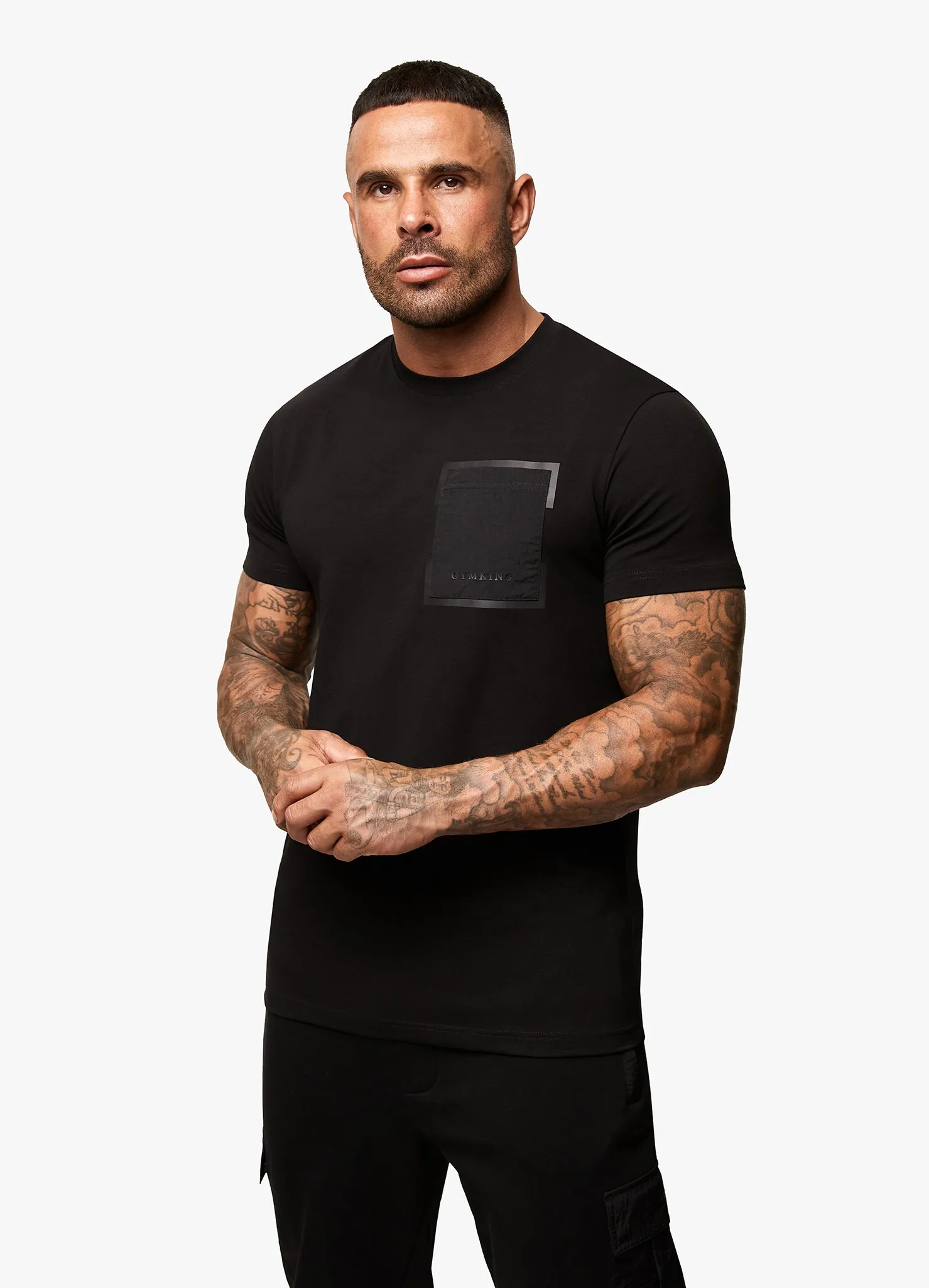 Gym King Eclipse Jersey Tee - Black sold by The Gym King