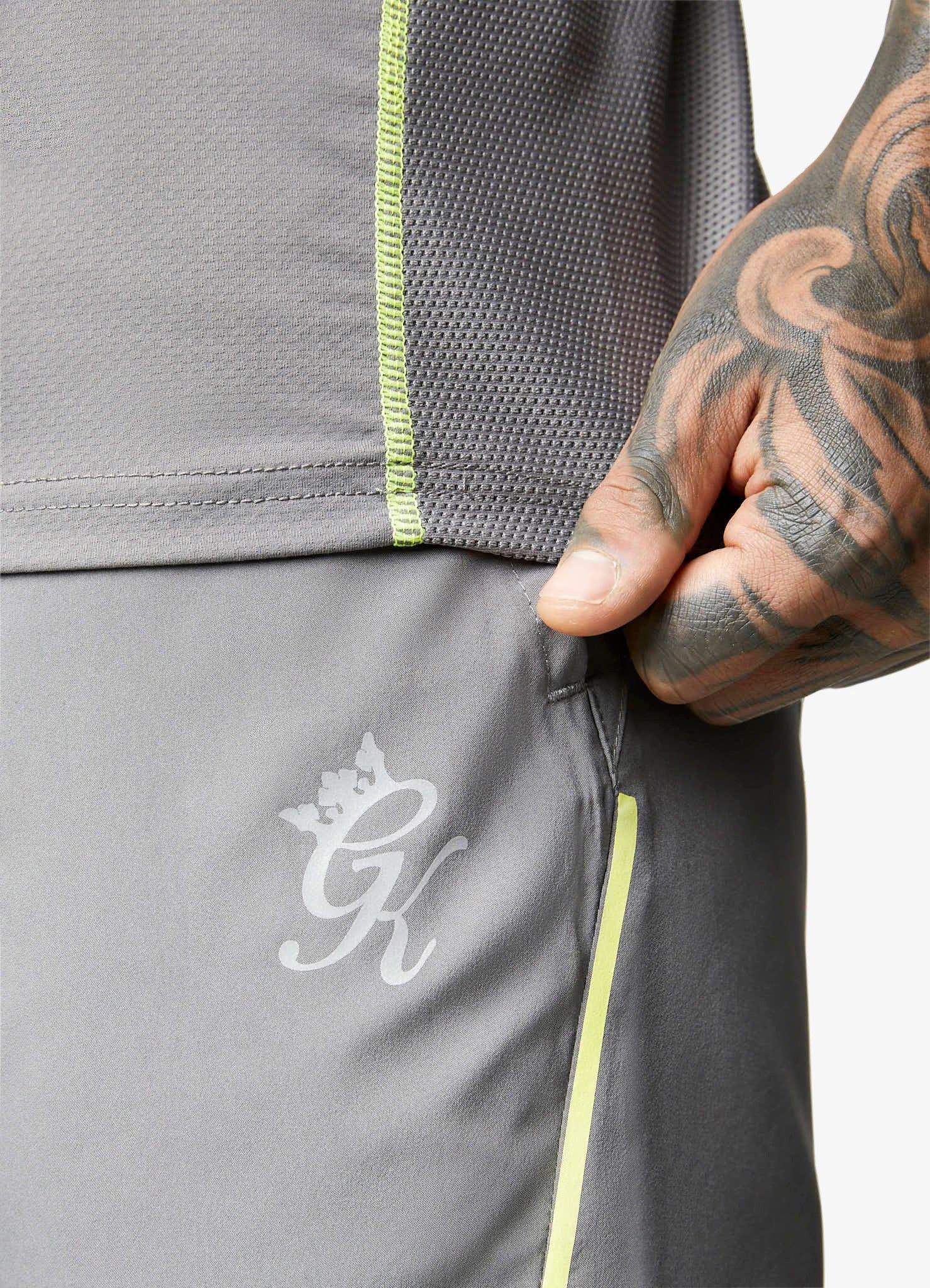 Gym King Contrast Flex Short - Fossil Grey sold by The Gym King product image thumbnail 10