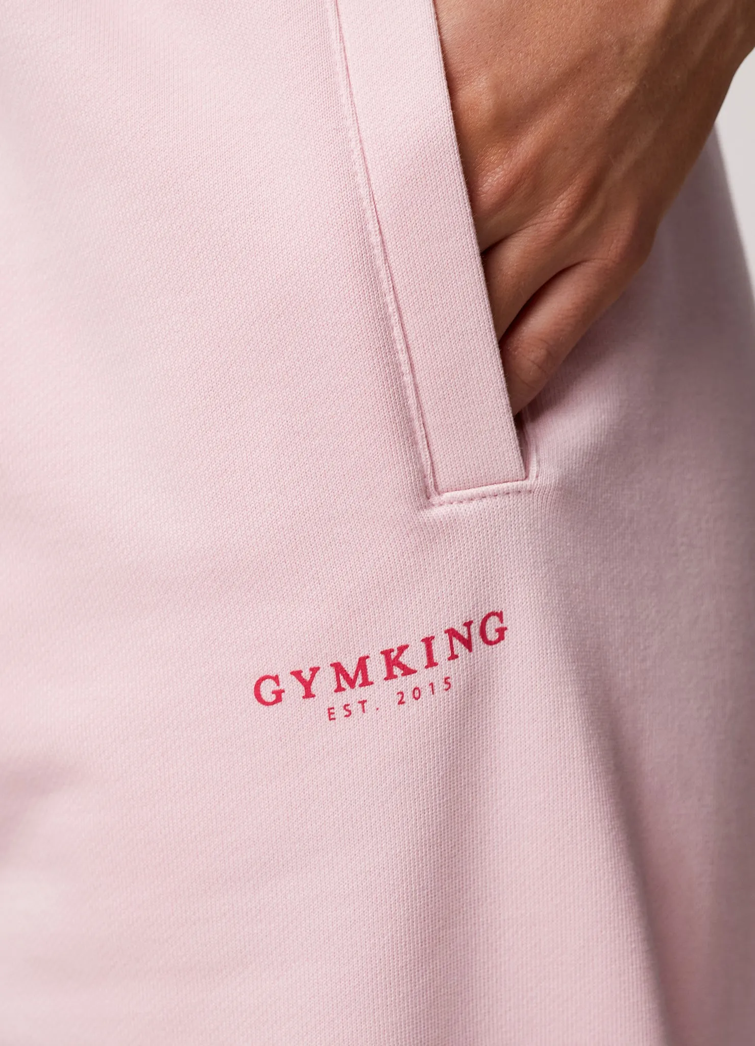 Gym King Established Relaxed Fit Jogger - Candyfloss Pink sold by The Gym King product image thumbnail 4
