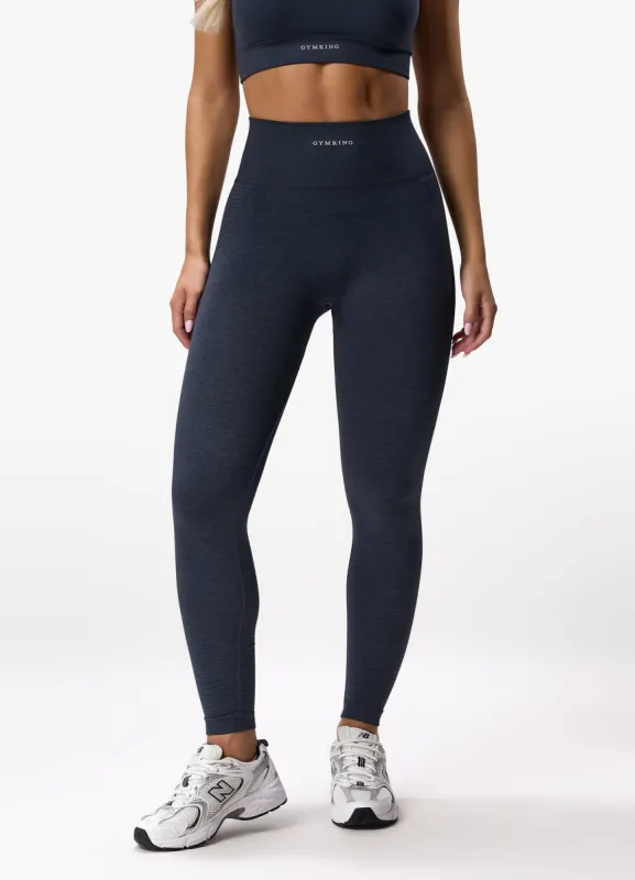 Gym King Results 2.0 Seamless Legging - Midnight Blue sold by The Gym King
