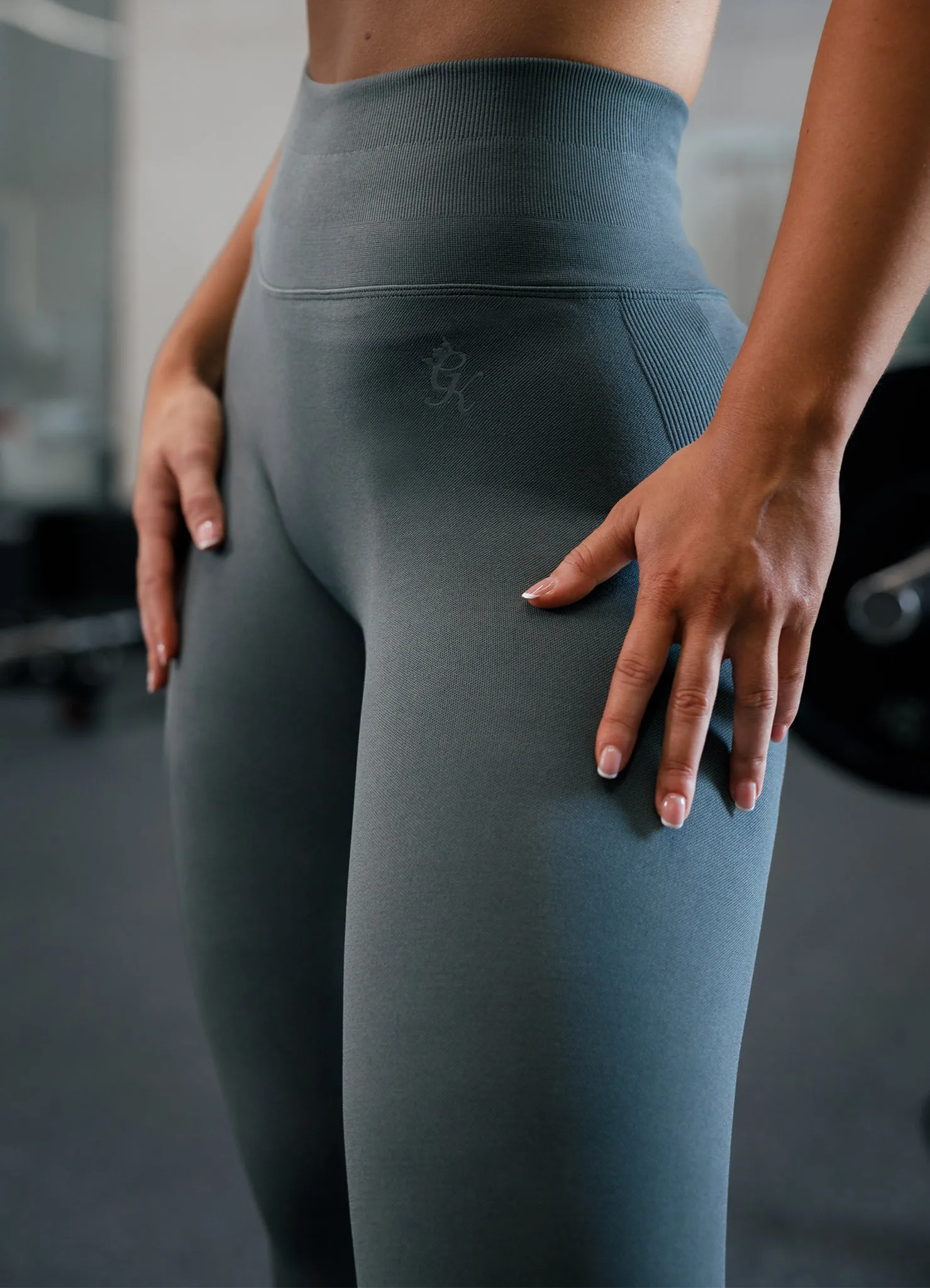 Gym King Sculpt Seamless Legging - Green Smoke sold by The Gym King product image thumbnail 3