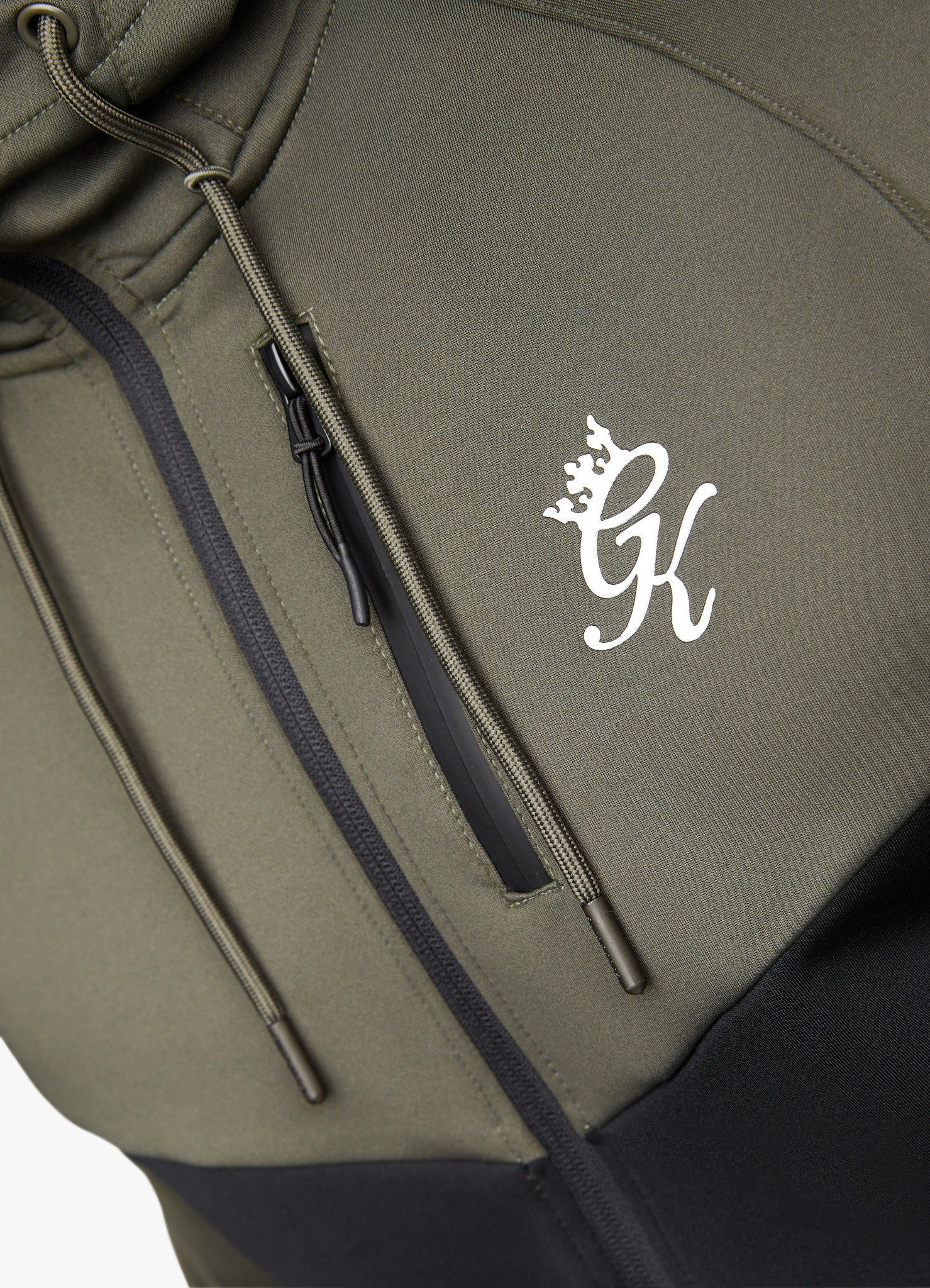 Gym King Precision Fz Hood - Khaki/Black sold by The Gym King product image thumbnail 6