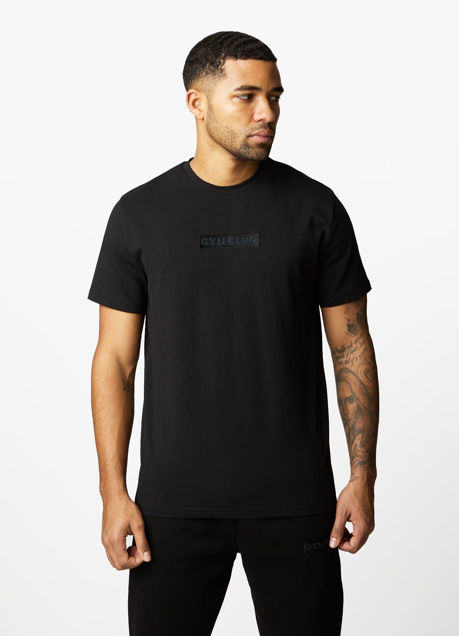 Gym King Studio Tee - Black sold by The Gym King