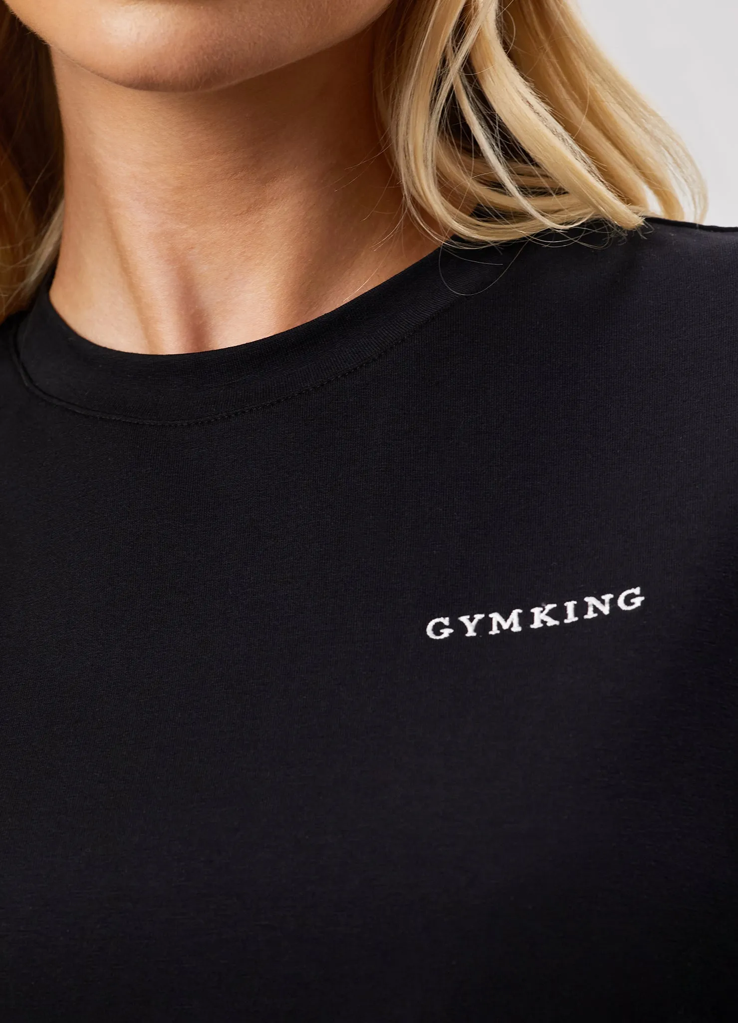 Gym King 365 Boyfriend Jersey Tee - Black sold by The Gym King product image thumbnail 5