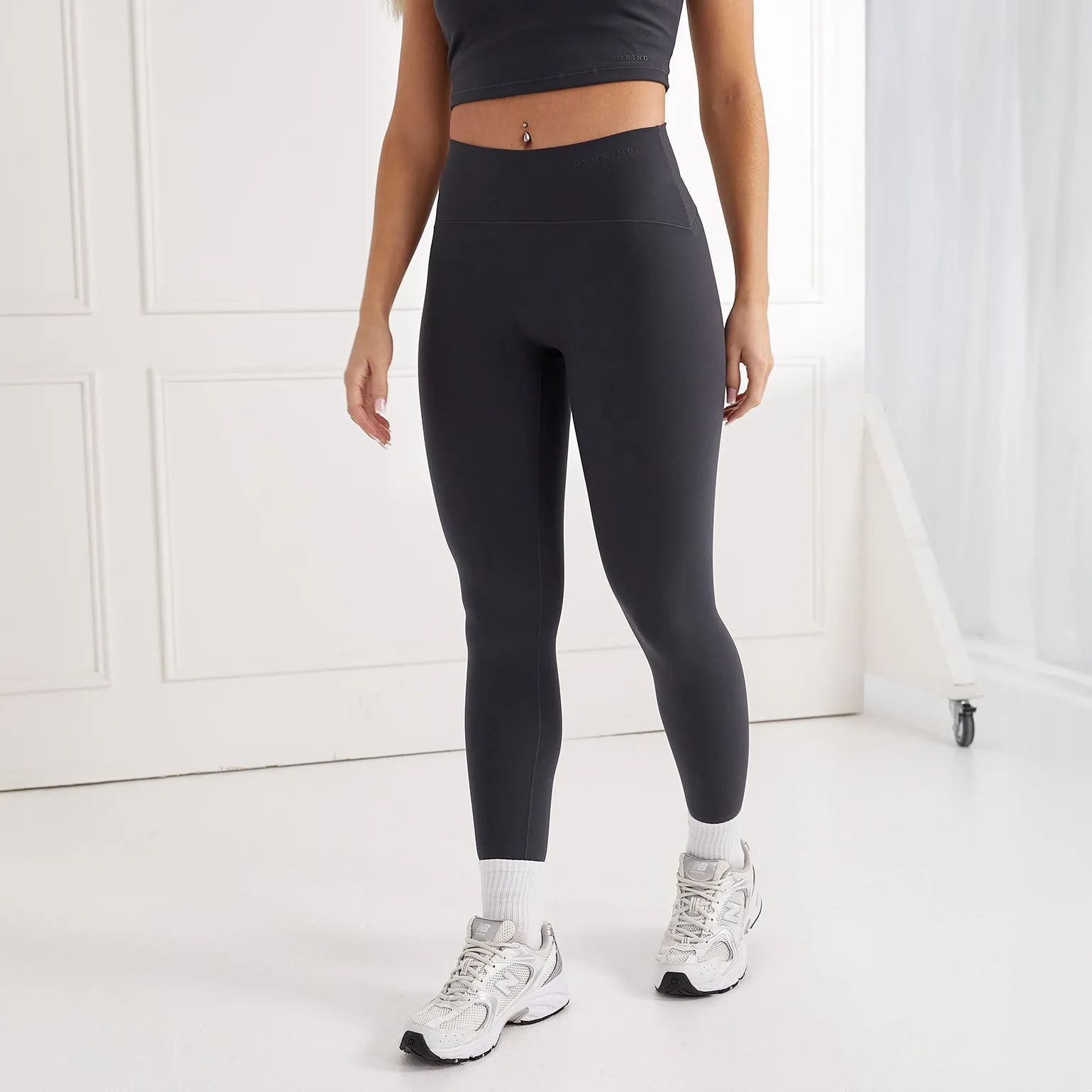 Gym King Peach Luxe Legging - Pewter Luxe sold by The Gym King product image thumbnail 2