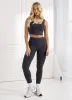 Gym King Peach Luxe Legging - Pewter Luxe sold by The Gym King