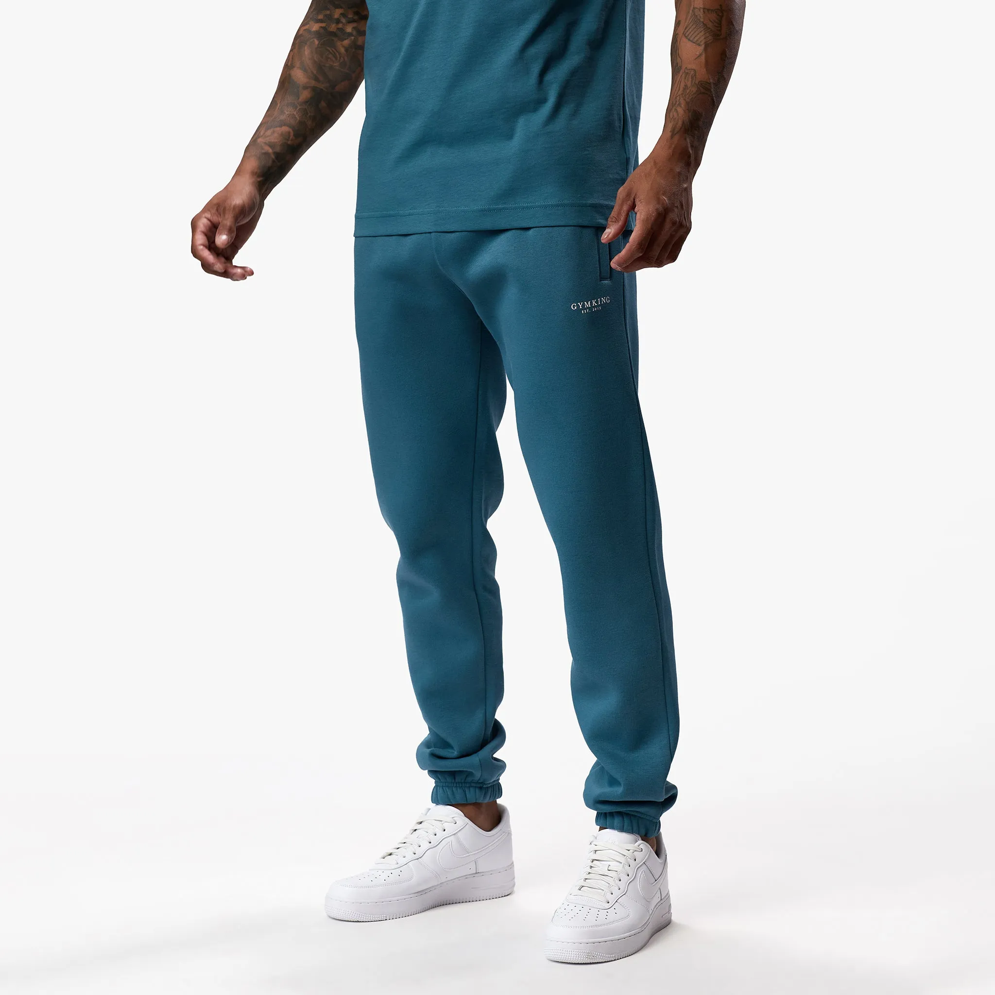 Gym King Oversized Logo Jogger - Lake Blue sold by The Gym King product image thumbnail 2
